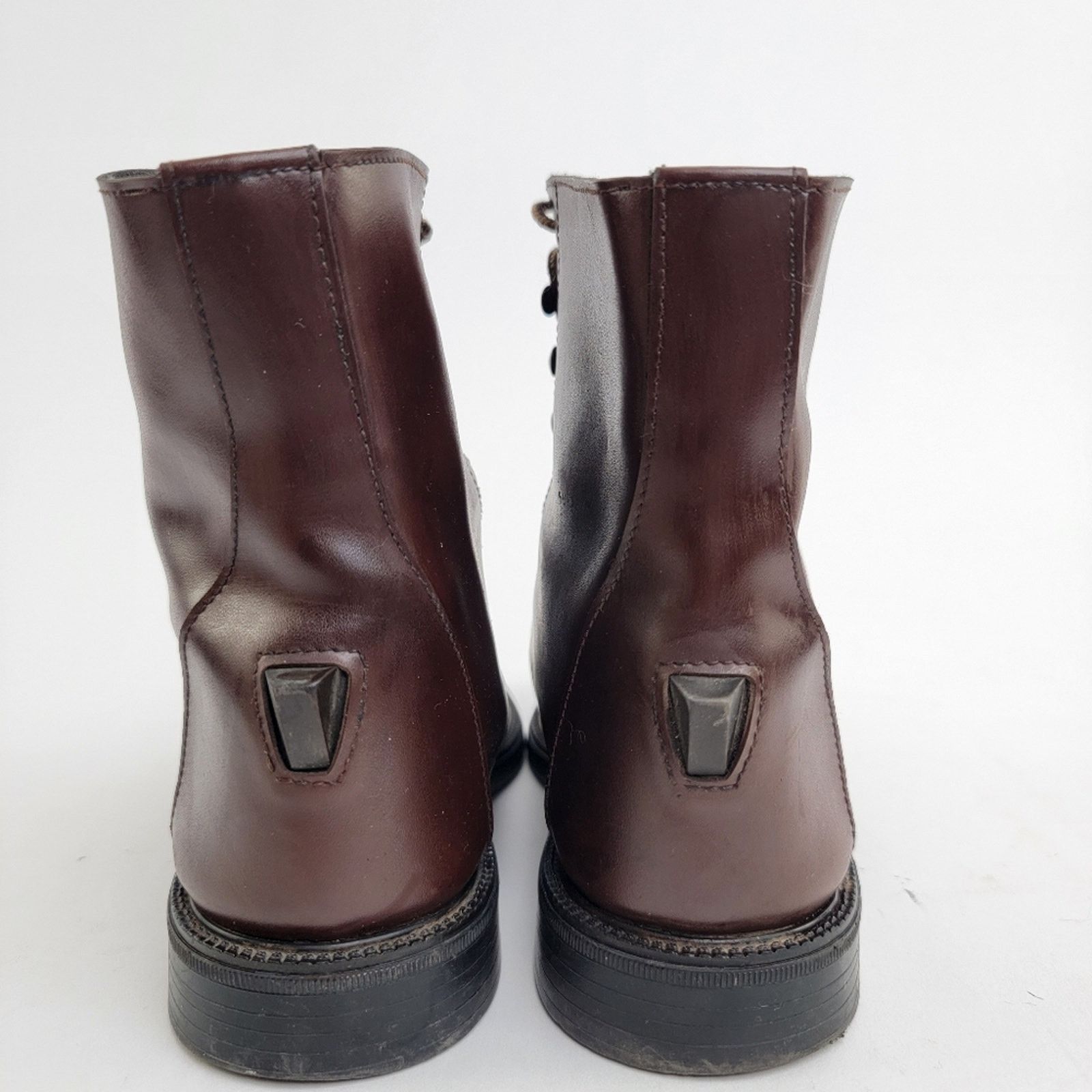 Vintage Vintage 90s Brown Leather Capped Toe Cottage Boots - 6 Size US 6 / IT 36 - 8 Thumbnail