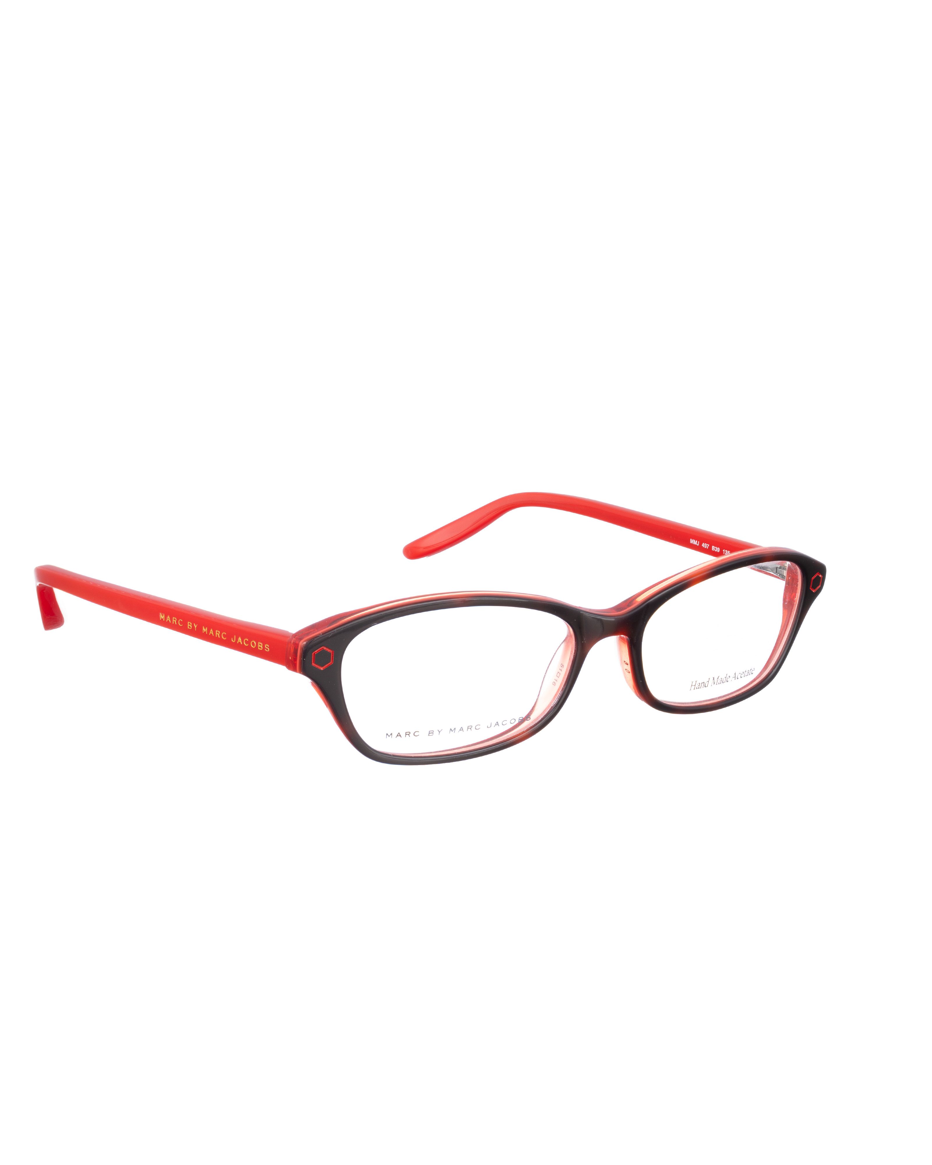 Marc by Marc Jacobs Marc by Marc Jacobs 00s Neon Red and Black Glasses Size ONE SIZE - 2 Thumbnail