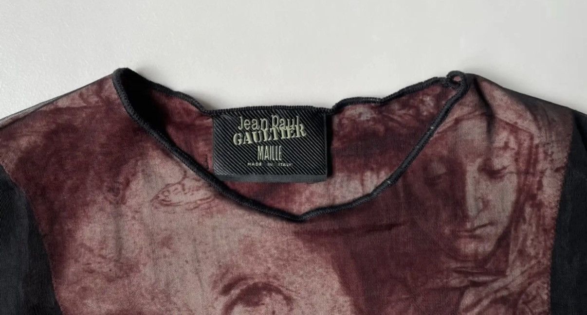 Jean Paul Gaultier Jean Paul Gaultier SS1998 “Jesus / Roman” Archival Mesh Top Size US M / EU 48-50 / 2 - 2 Thumbnail