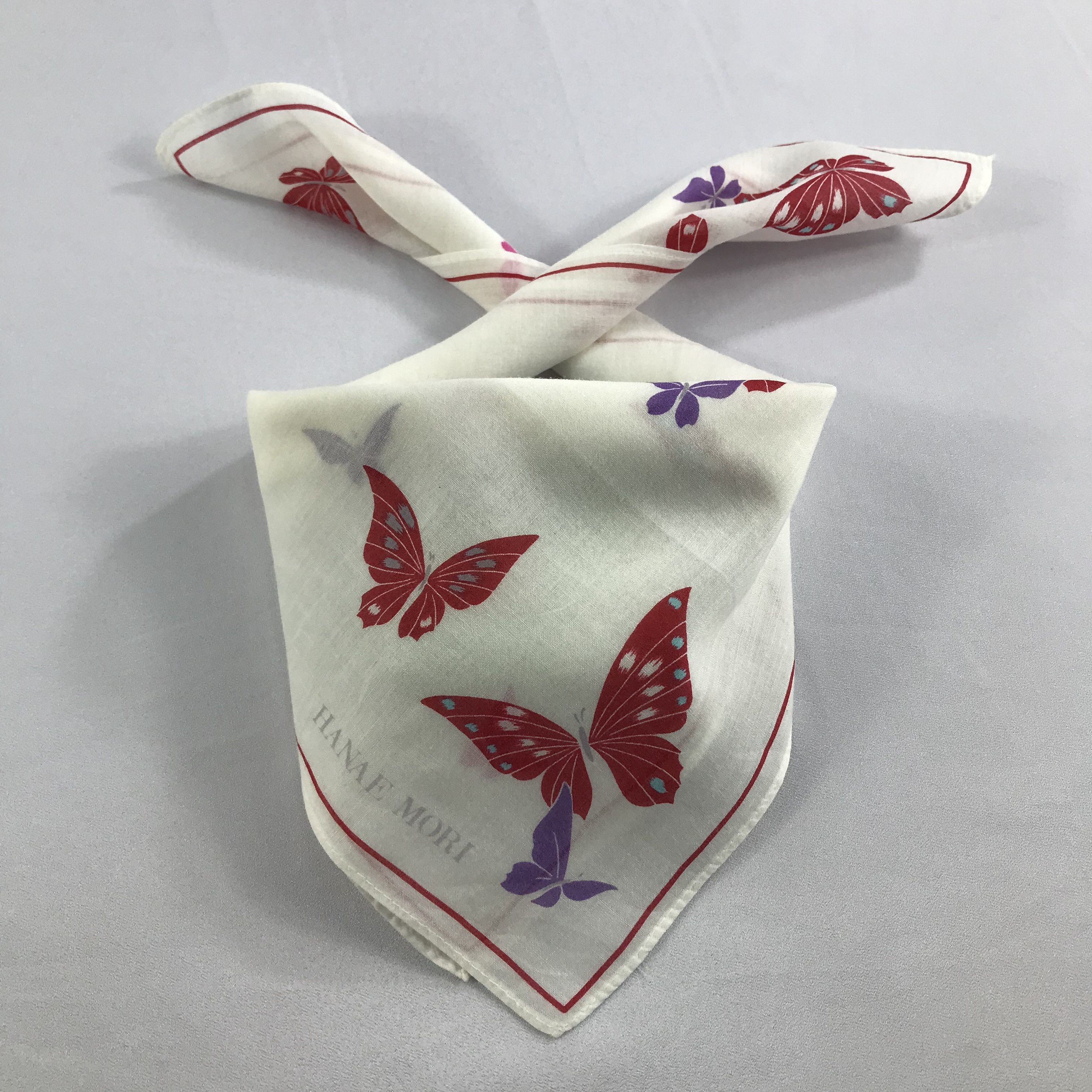 Hanae Mori Hanae Mori Bandana / Handkerchief / Neckerchief - S2643 Size ONE SIZE - 3 Thumbnail