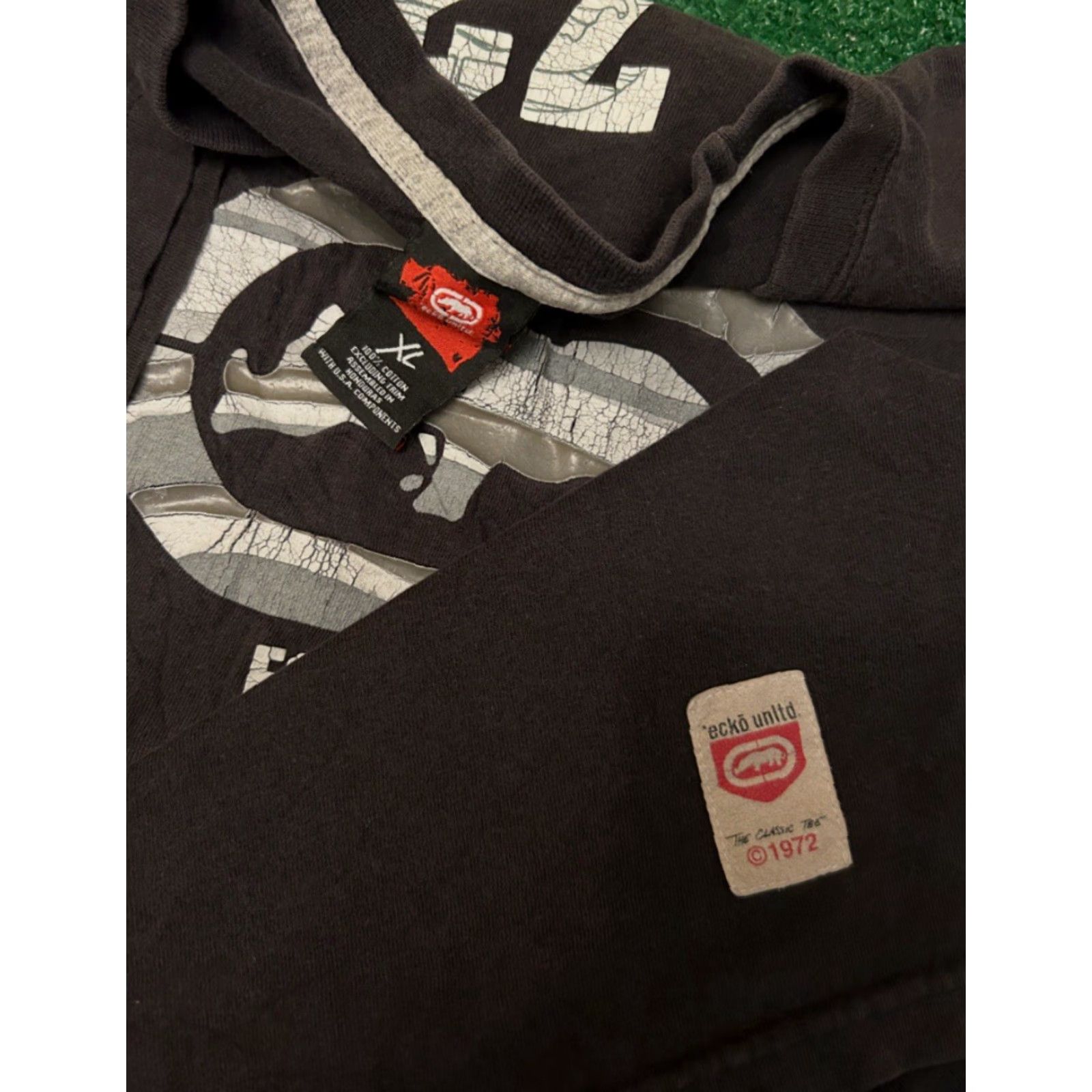 Ecko Unltd. VINTAGE Ecko Unltd Classic Logo Shirt Mens XL Black 90s Grunge Hip Hop Skater Logo T-Shirt Size US XL / EU 56 / 4 - 2 Thumbnail