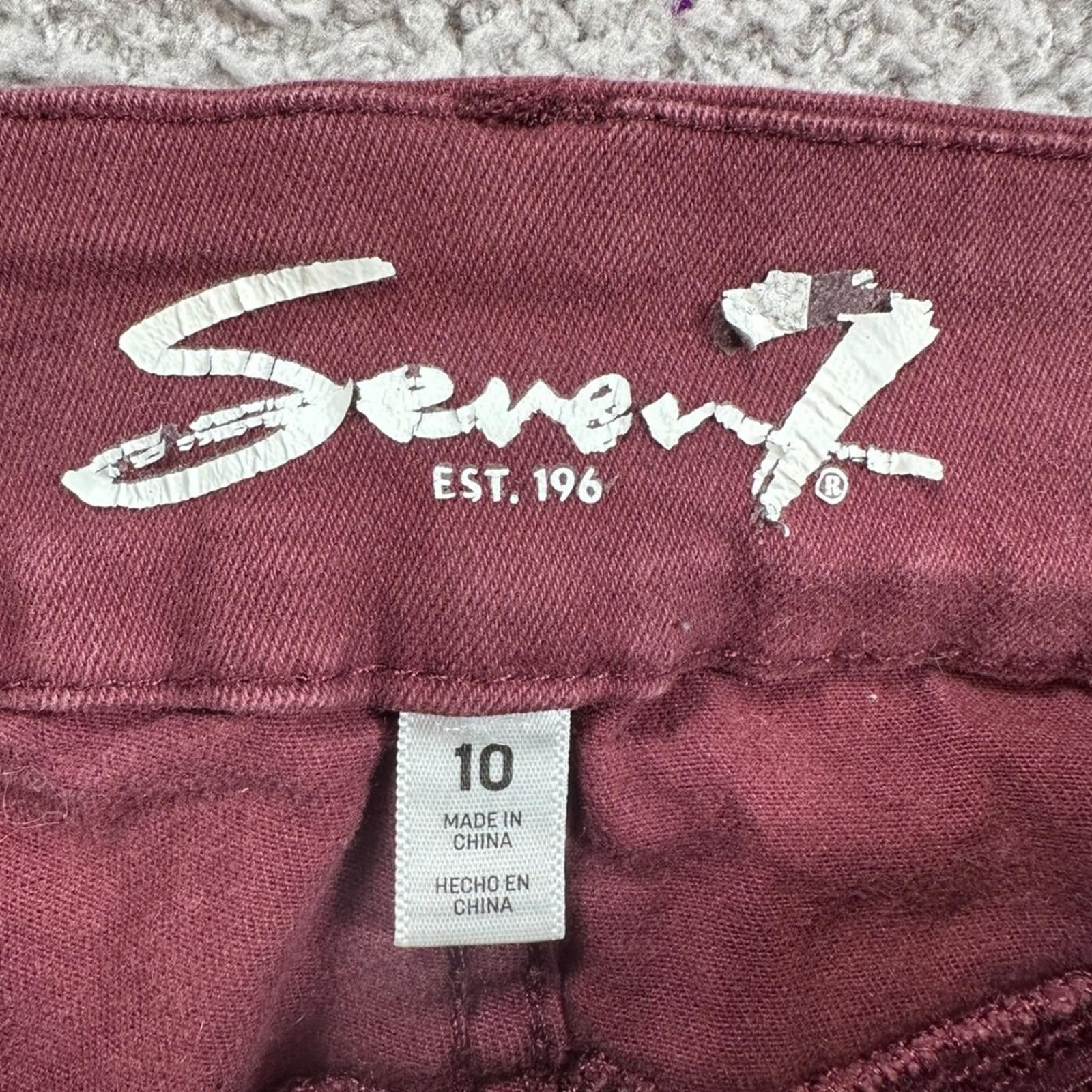 7 For All Mankind Seven 7 For All Mankind Women Skinny Jeans Womens 10 Denim Size 32" / US 10 / IT 46 - 5 Thumbnail
