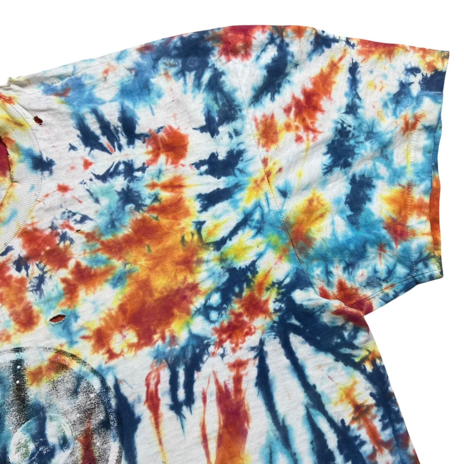 Band Tees × Grateful Dead × Vintage 1980s Grateful Dead Space Your Face tie dye faded band tee Size US XL / EU 56 / 4 - 5 Thumbnail