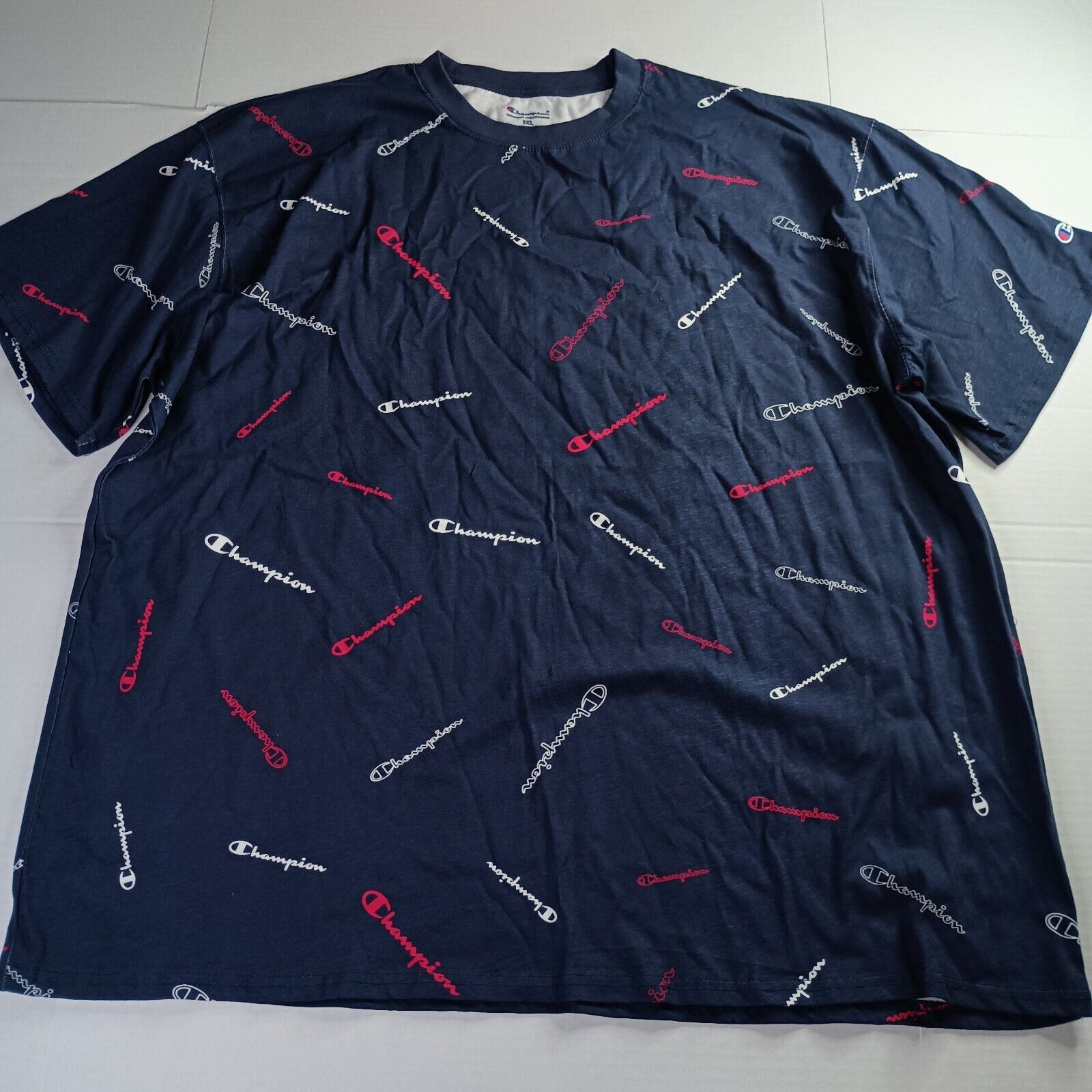 Champion Championship Men's Crew Neck T-Shirt Athletic Blue Size 3XL Size US XXL / EU 58 / 5 - 1 Thumbnail