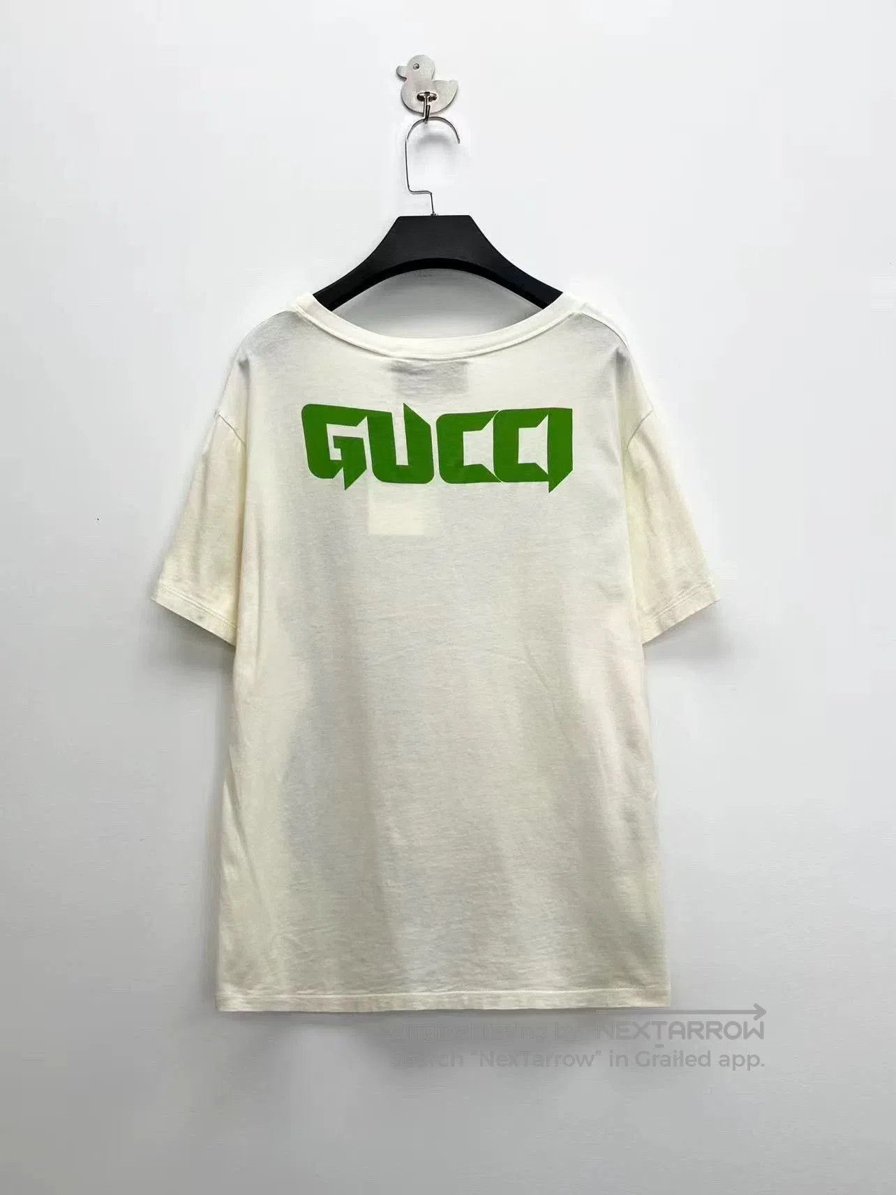 Gucci gucci white playful cat logo short sleeve. Size XS / US 0-2 / IT 36-38 - 2 Thumbnail