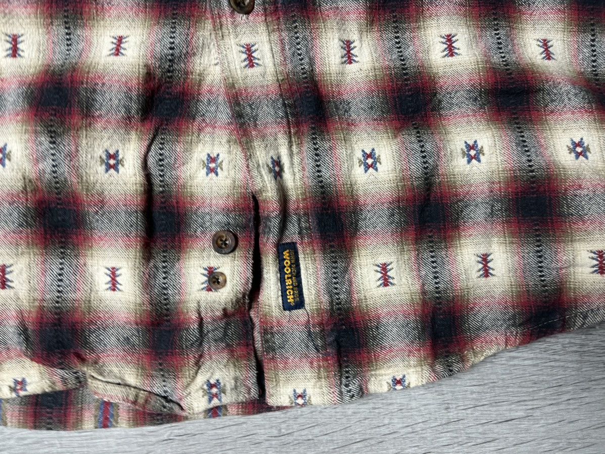 Woolrich Woolen Mills Woolrich John Rich And Bros Shirt Aztec Vintage Flannel Size US XXL / EU 58 / 5 - 4 Thumbnail
