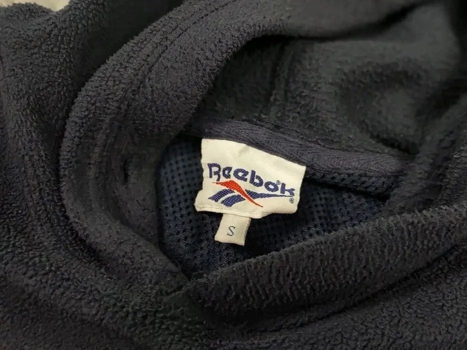 Reebok Vintage 90s Reebok Fleece Hoodie Embroidered Center Logo Size US S / EU 44-46 / 1 - 9 Thumbnail