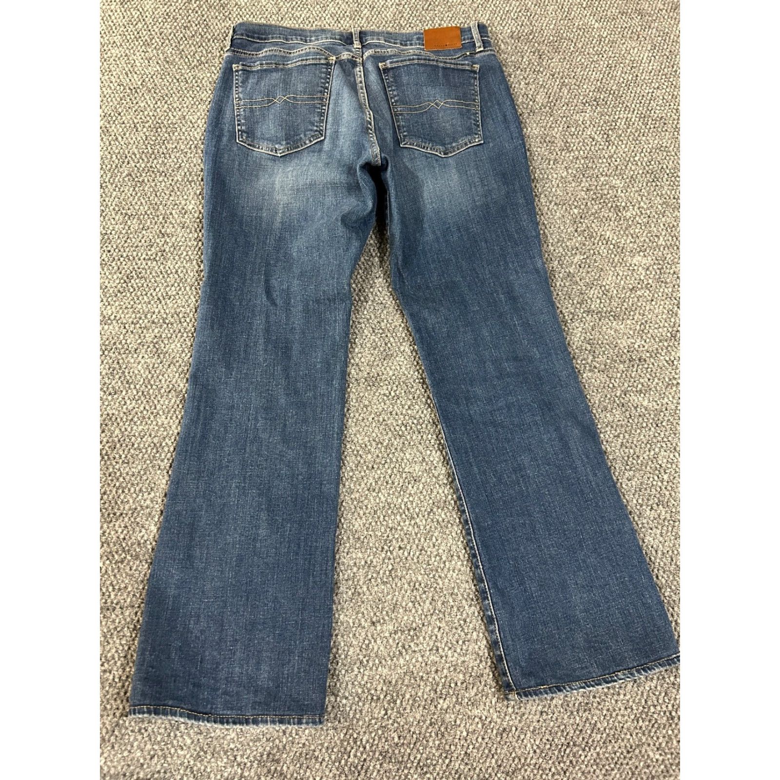 Lucky Brand Lucky Brand Jeans Womens 12x31 Bootcut Stretch Denim Blue 5-Pocket Regular Inseam 28in Size 34" / US 12 / IT 48 - 7 Thumbnail