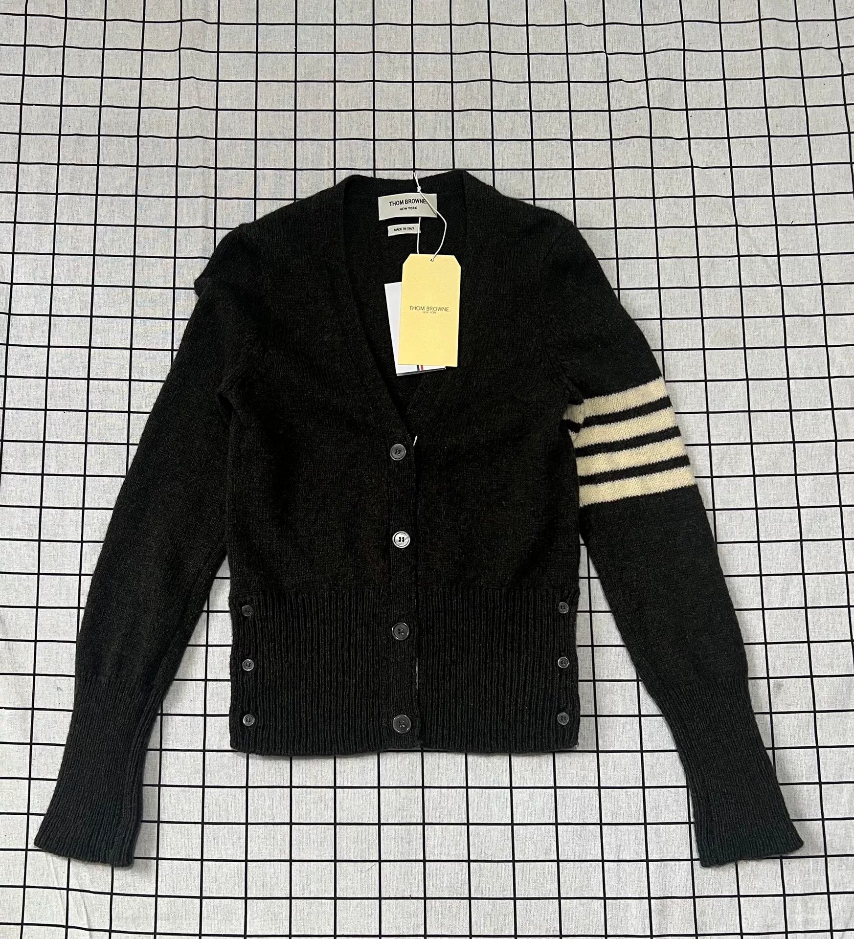 Thom Browne Thom Browne Wool Brown Sweater S Women Size S / US 4 / IT 40 - 1 Thumbnail