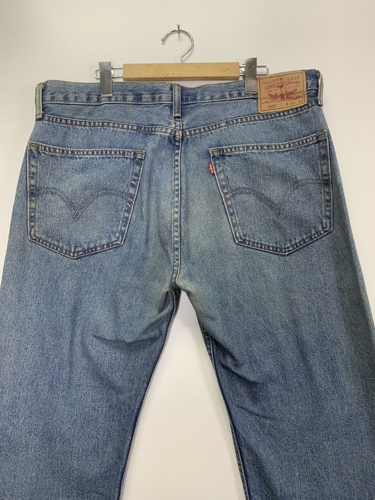 Levi's Vintage Clothing × Vintage Vintage 505 Levis Denim Size US 36 / EU 52 - 9 Thumbnail