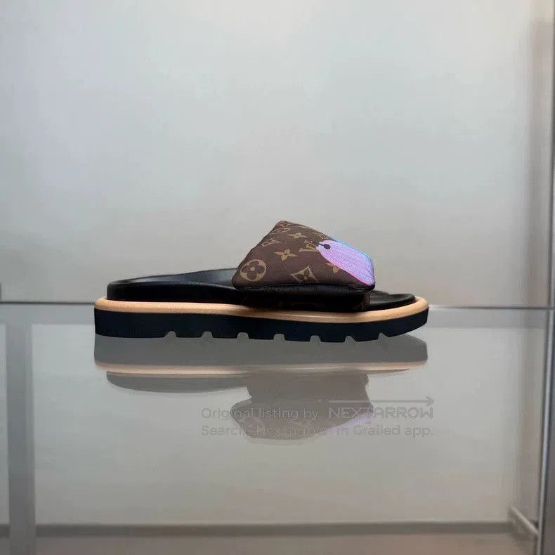 Louis Vuitton Louis Vuitton Kusama Pumpkin Slippers . Size US 8 / EU 41 - 2 Thumbnail