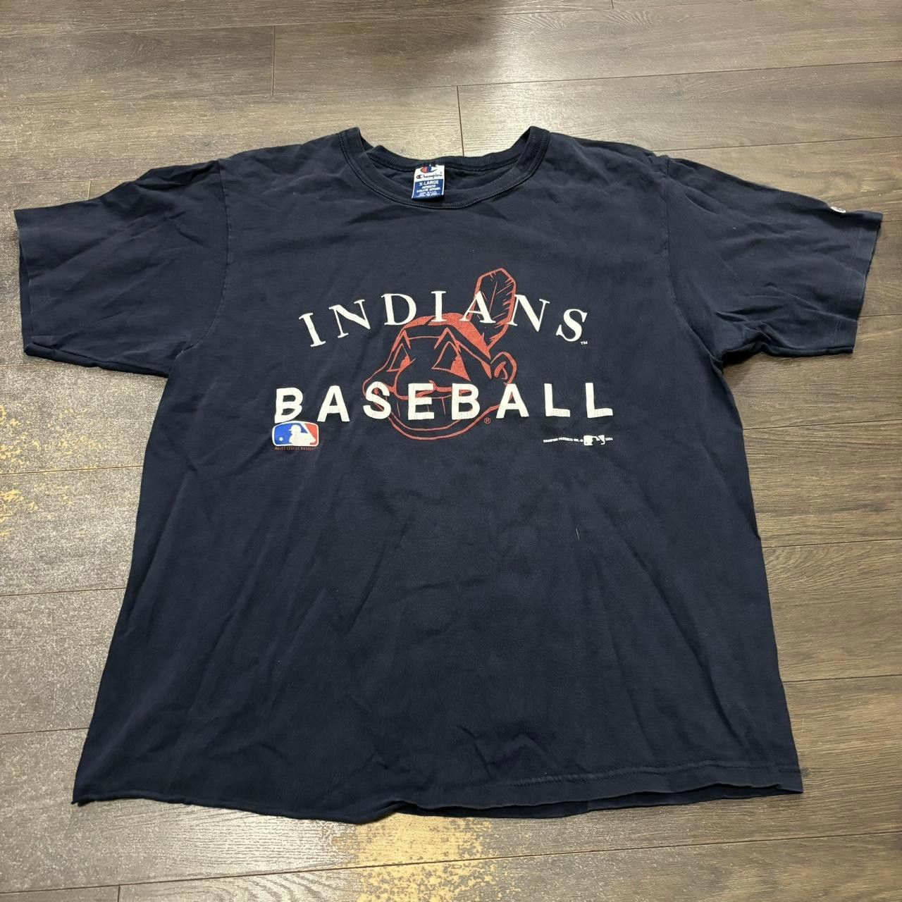 Champion Vintage Cleveland Indians champion t shirt 1994 XL Size US XL / EU 56 / 4 - 3 Thumbnail