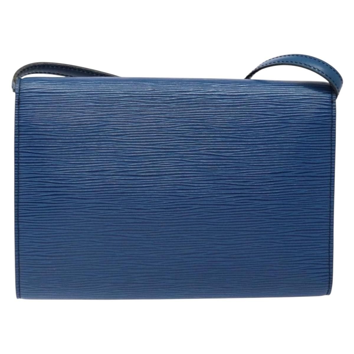 Louis Vuitton LOUIS VUITTON Epi Pochette Arche Shoulder Bag Blue M52575 Size ONE SIZE - 3 Thumbnail