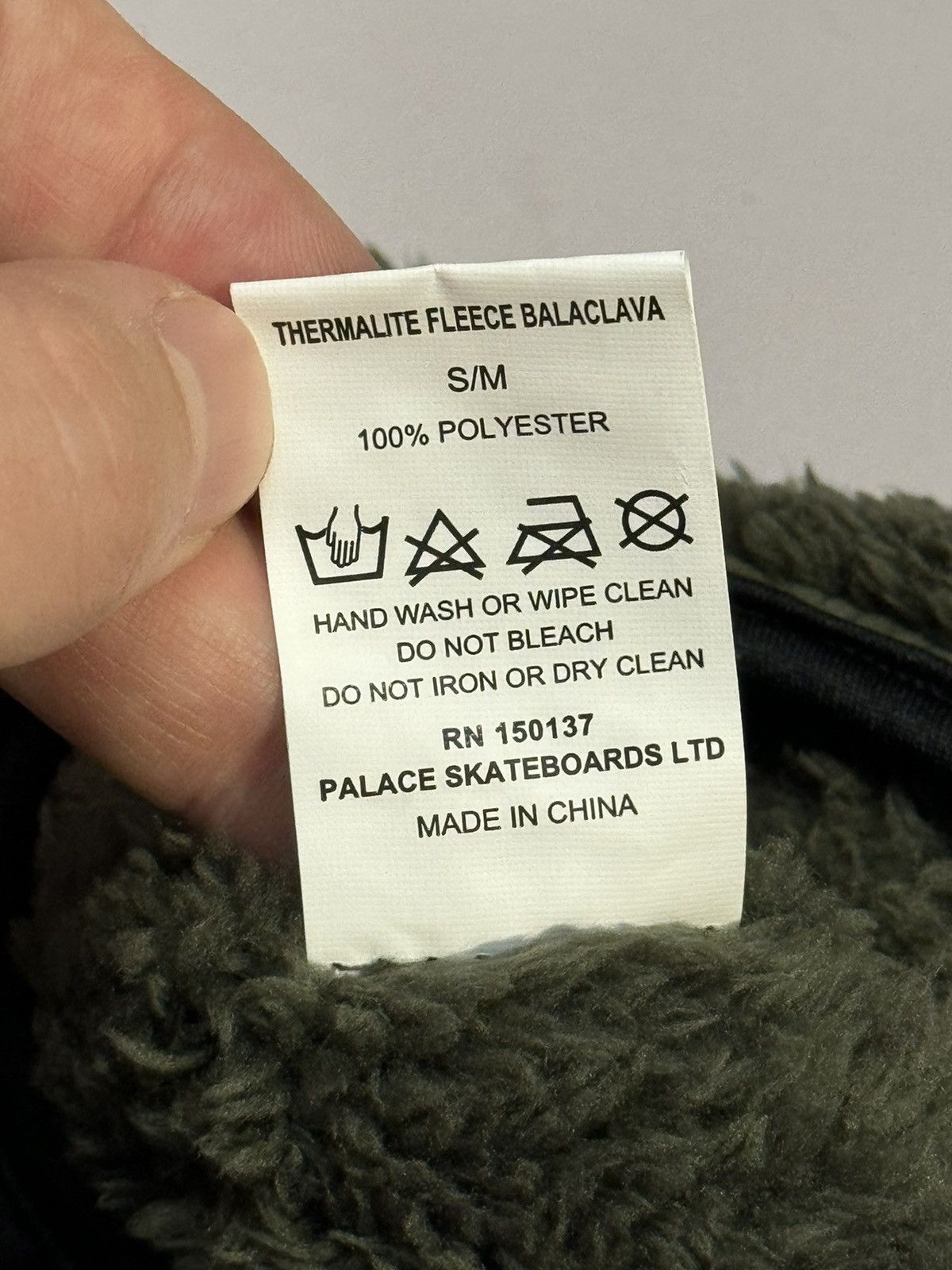 Palace Fw23 Palace Thermalite Fleece Balaclava(Green/M) Size ONE SIZE - 11 Thumbnail