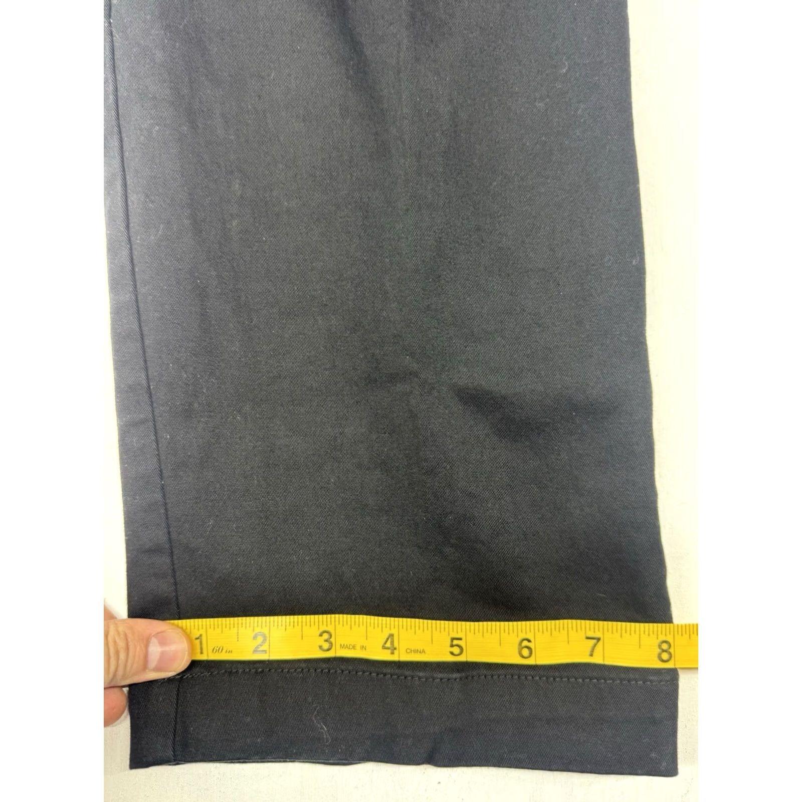 Gap VINTAGE Gap Chino Pants Wide-Leg Carpenter 32x30 Black 90s Grunge Retro Men's Pants Size US 32 / EU 48 - 6 Thumbnail