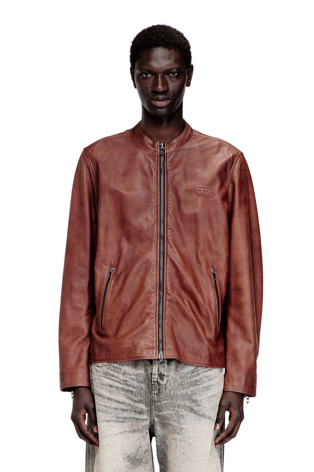 Diesel Diesel L- TAD BKbx leather jacket Size US M / EU 48-50 / 2 - 1 Thumbnail