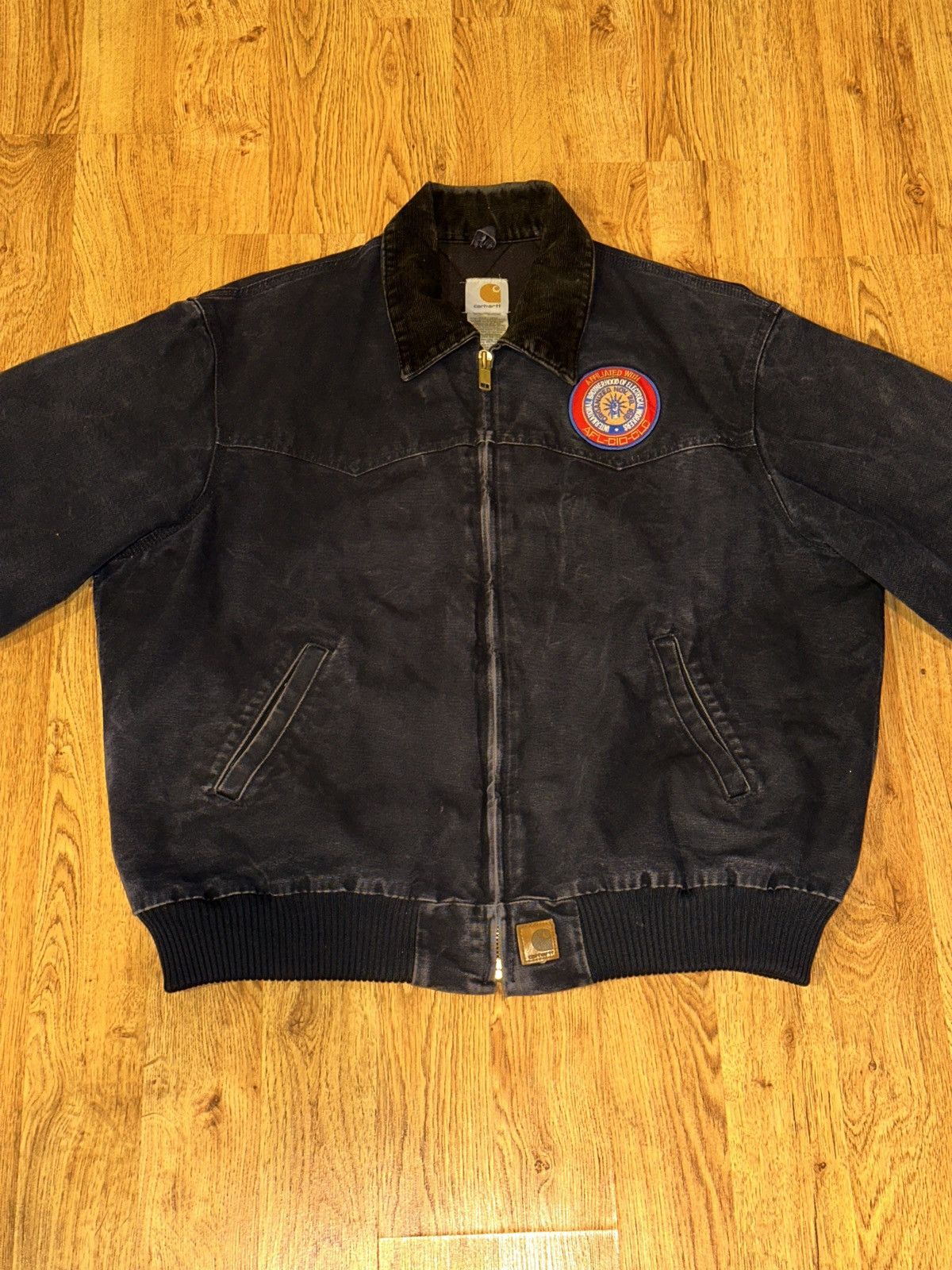 Carhartt VTG Carhartt J14 Faded Santa Fe Canvas Quilt Lined Jacket Size US XXL / EU 58 / 5 - 1 Thumbnail