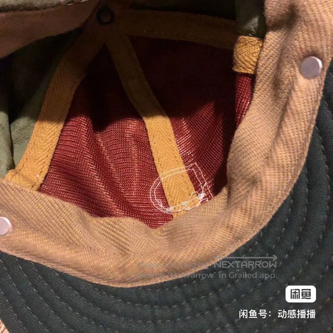 Vintage Decho Japanese Leather Baseball Cap. Size ONE SIZE - 3 Thumbnail