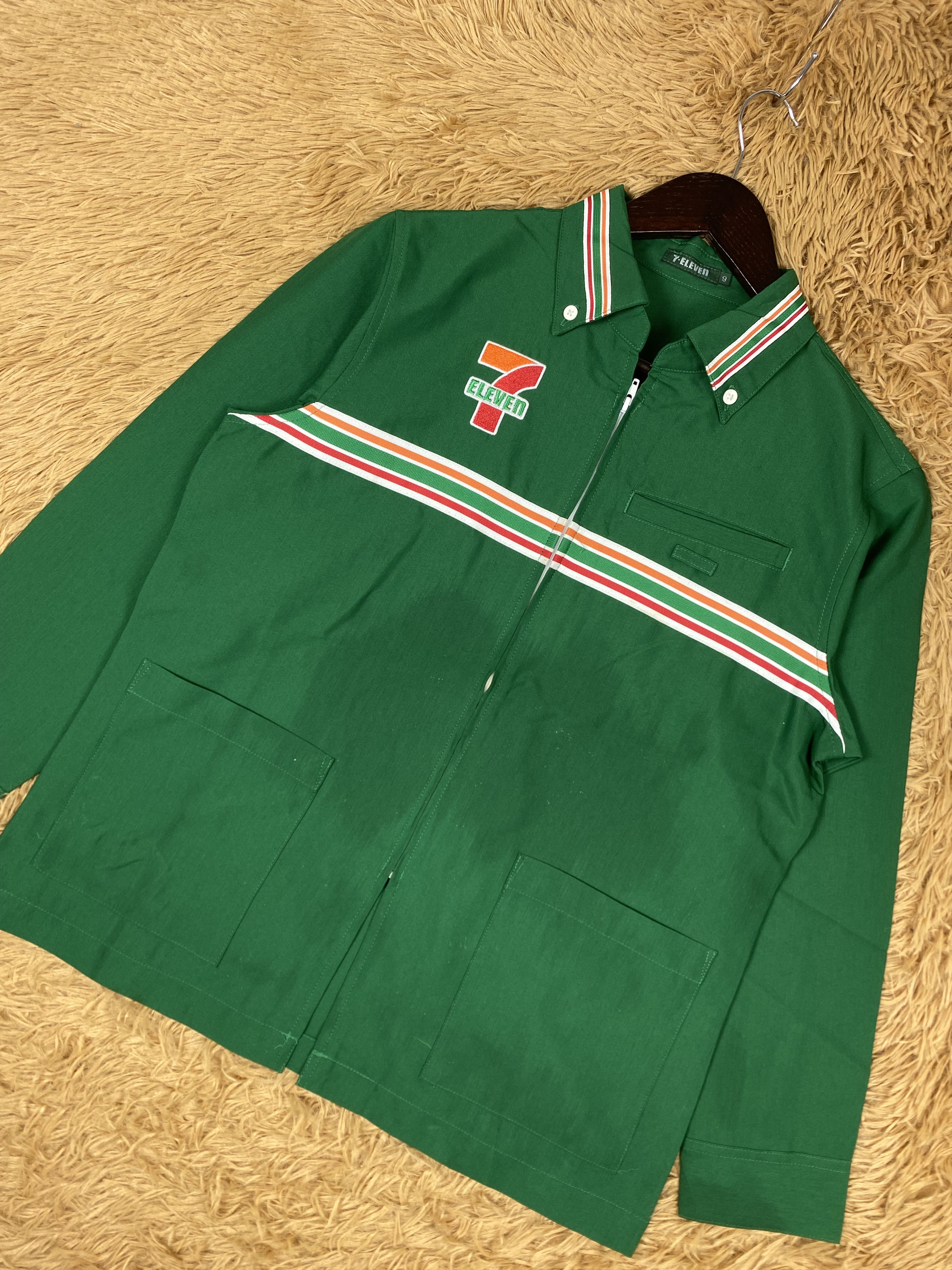 Japanese Brand Vintage 7 Eleven Zip Up Jacket DJ0933 Size US S / EU 44-46 / 1 - 2 Thumbnail