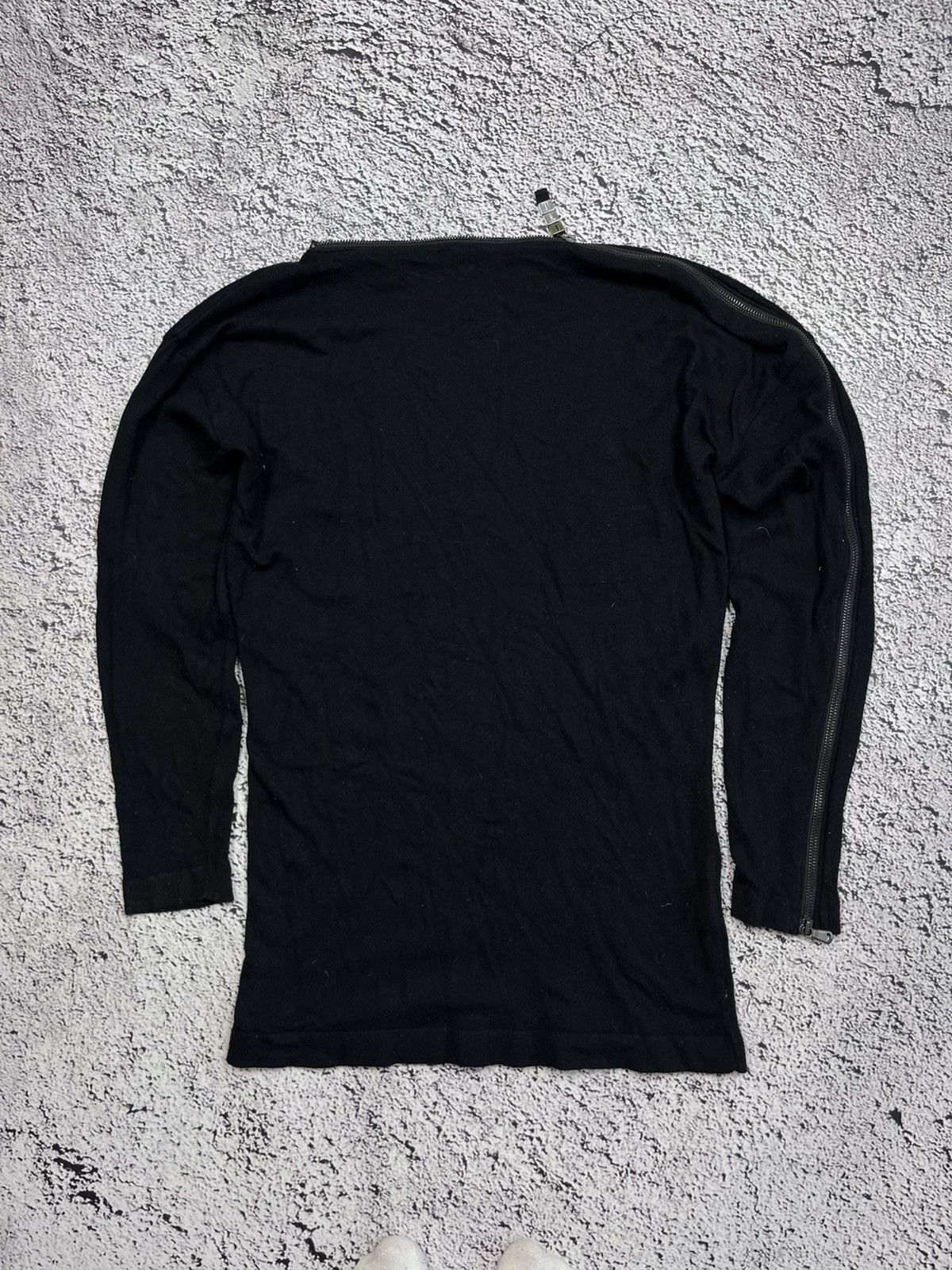 Trussardi Vintage Trussardi full zip sleeve avantgarde sweater Size US L / EU 52-54 / 3 - 1 Thumbnail
