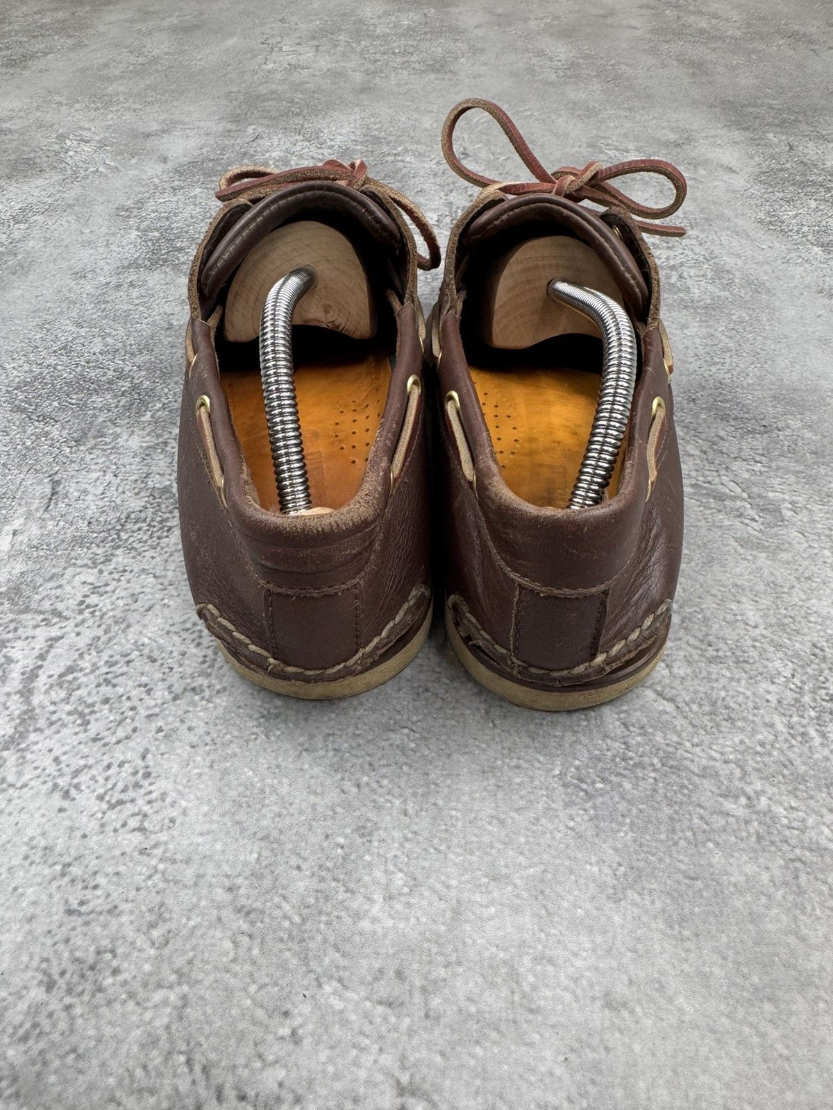 Timberland Timberland Brown Leather Boat Shoes Men Size 42 Size US 9 / EU 42 - 5 Thumbnail