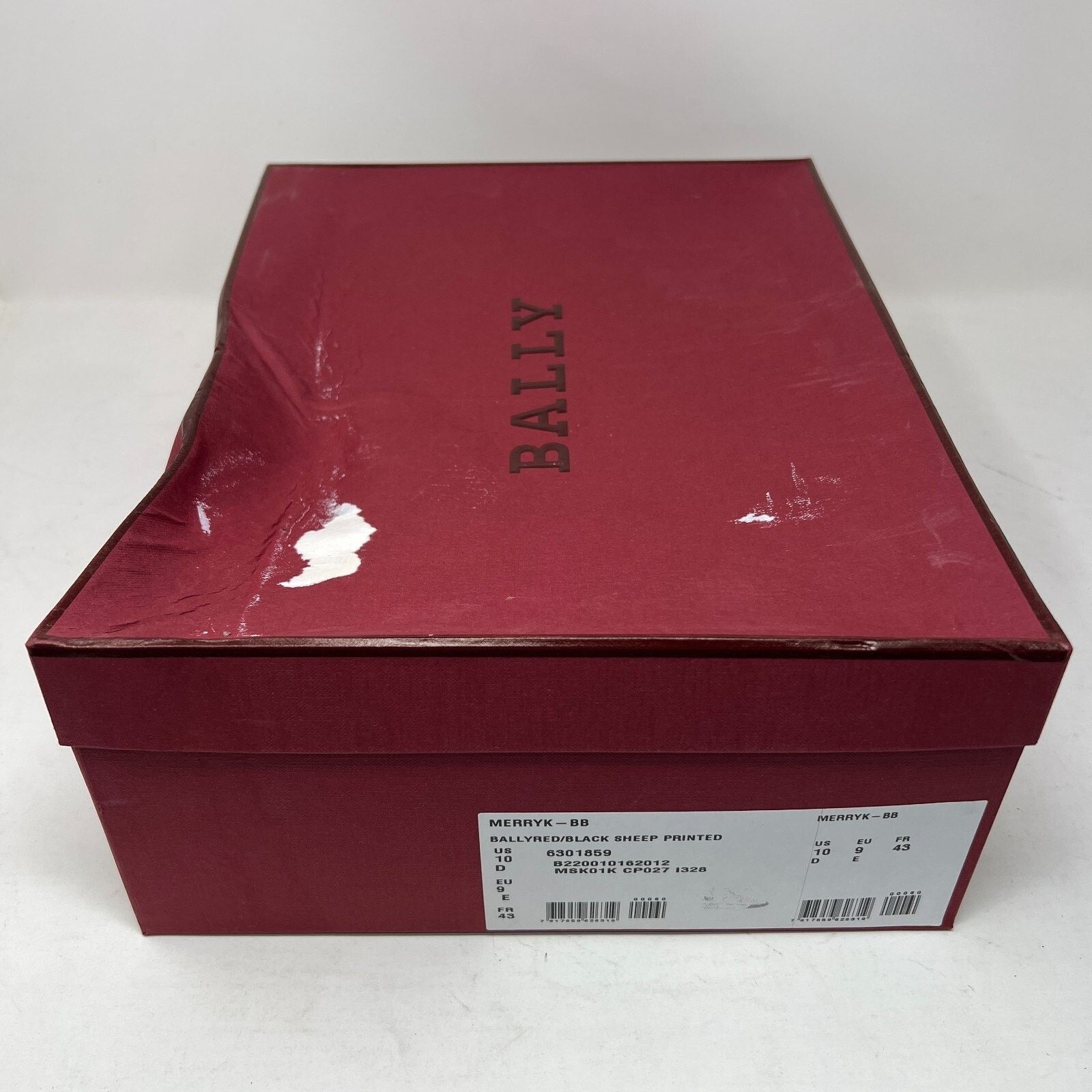 Bally BALLY Merryk Leather High Top Sneakers Red Black US 10 Size US 10 / EU 43 - 11 Thumbnail