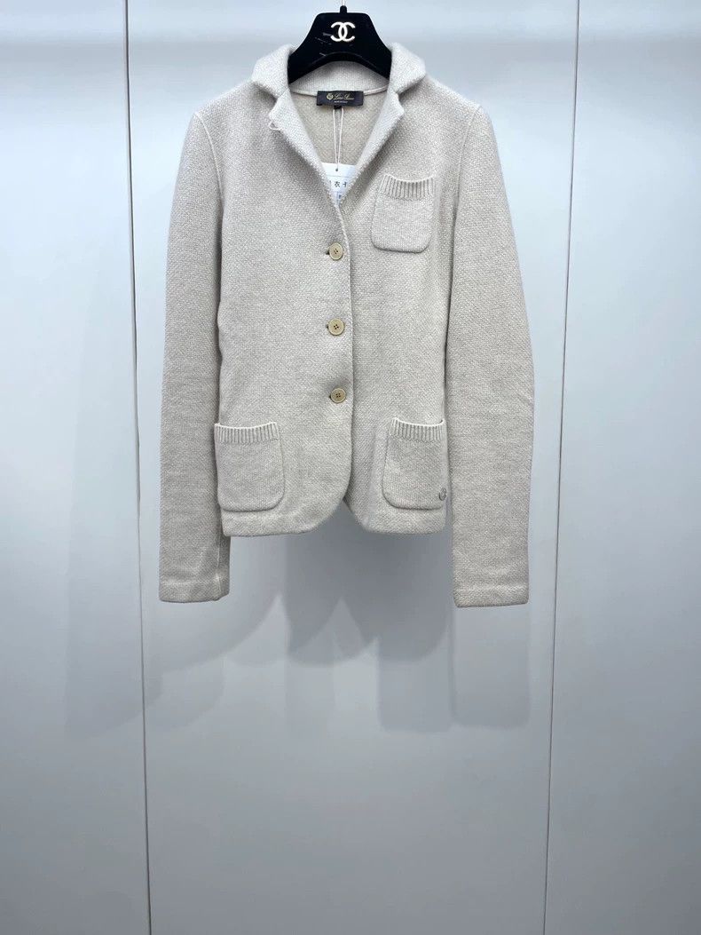 Loro Piana LORO PIANA Autumn and winter knit cashmere cardigan coat Size S / US 4 / IT 40 - 1 Thumbnail