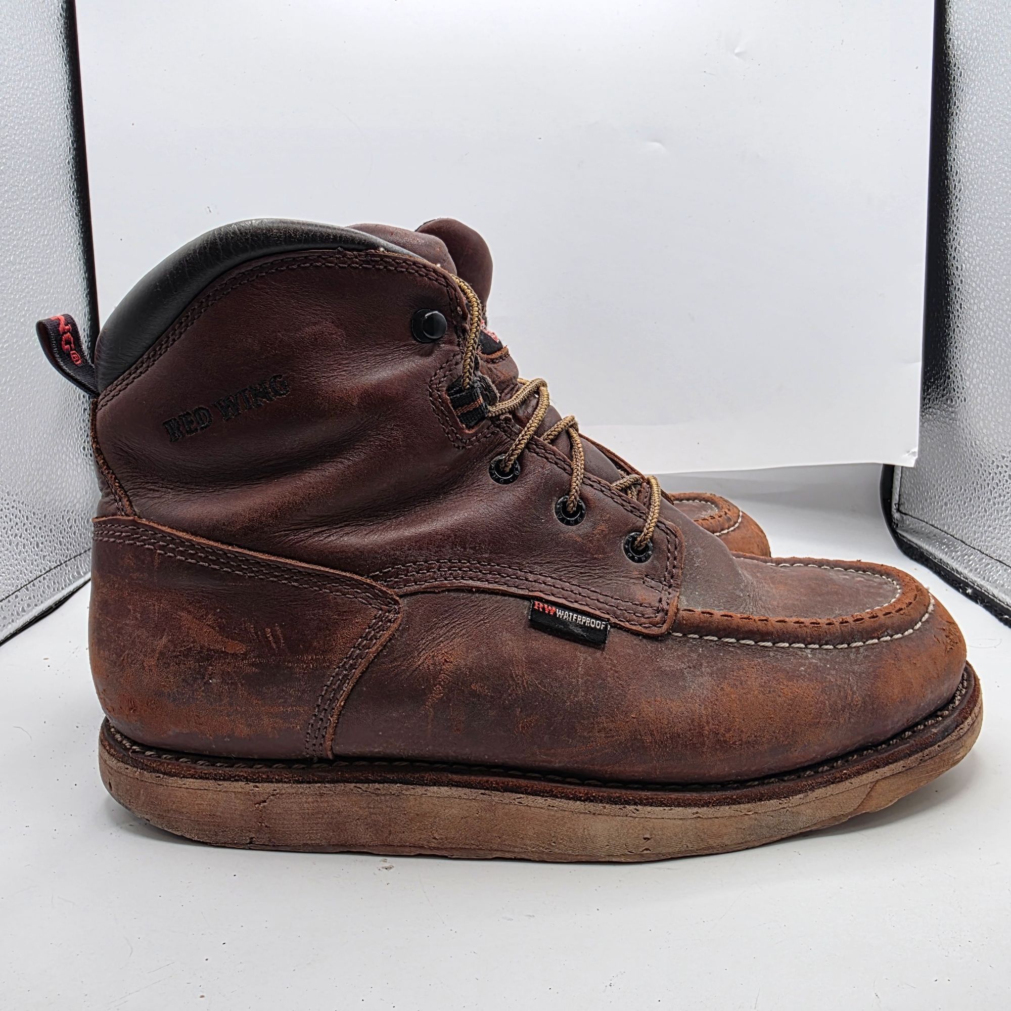 Red Wing Red Wing Traction Tred 6-inch Mens Size 9.5 Brown Waterproof Size US 9.5 / EU 42-43 - 11 Thumbnail