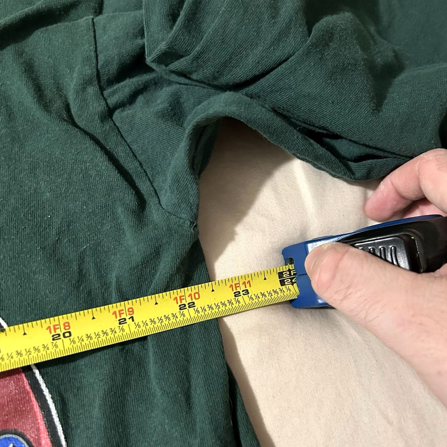 Vintage VINTAGE 90s Taz Racing Long Sleeve Shirt Size Large Men Green L Mens Shirt Size US L / EU 52-54 / 3 - 7 Thumbnail