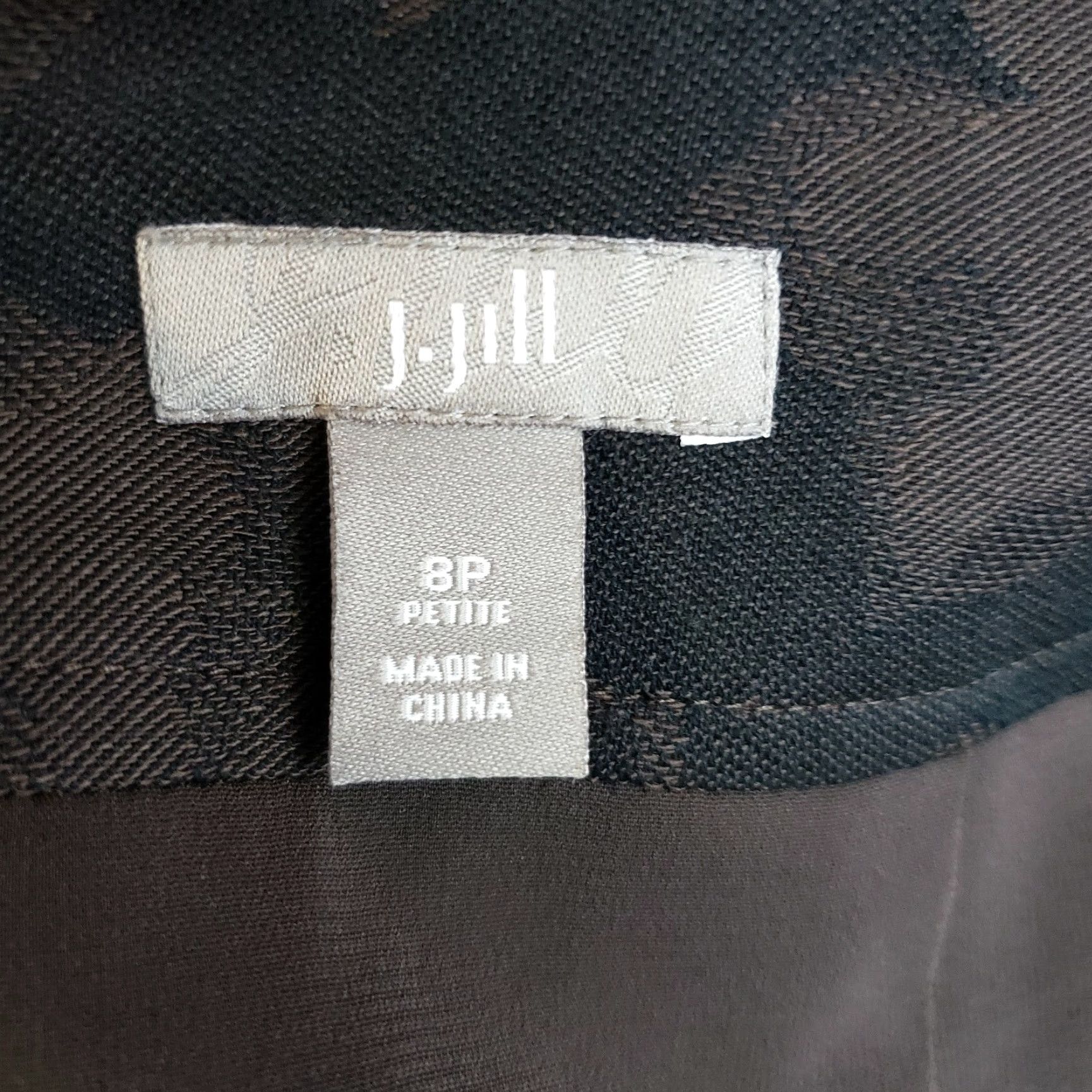 J. Jill VINTAGE J Jill Skirt Womens 8P Petite Midi A-Line Floral Wool Blend Black Brown Size 8P Womens Size 30" / US 8 / IT 44 - 5 Thumbnail