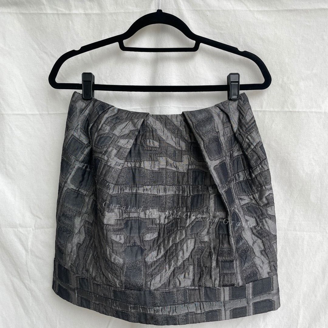 Issey Miyake Issey Miyake 1990s Relief Pattern Skirt Size 38" / US 16 / IT 52 - 1 Thumbnail