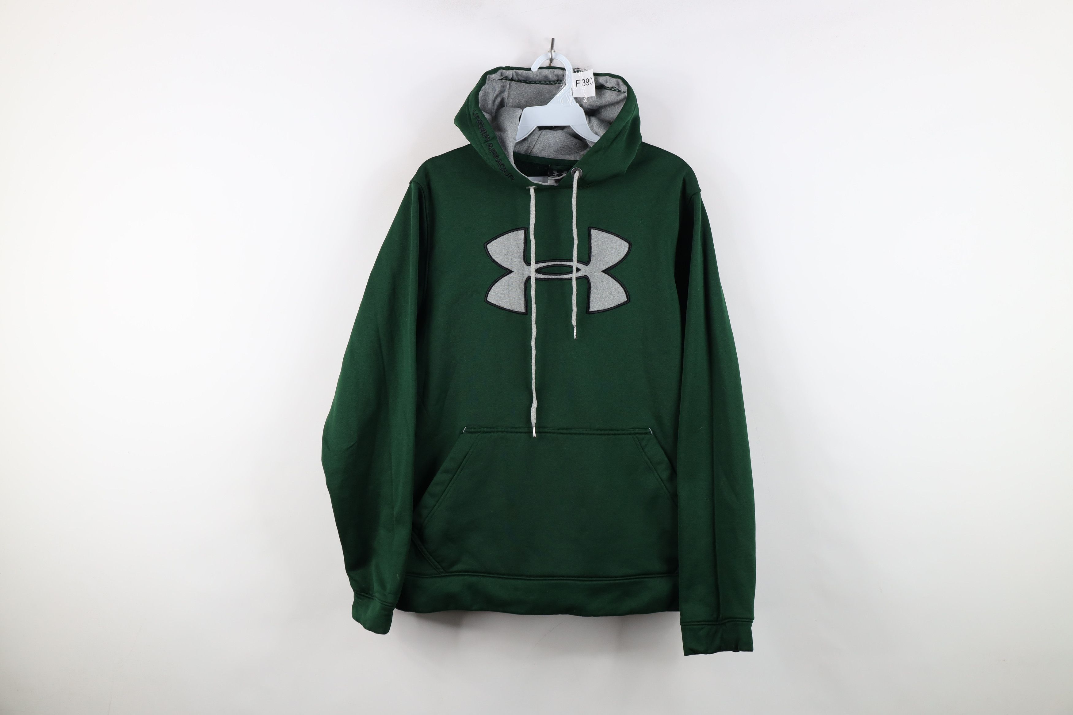 Under Armour Under Armour Big Logo Hoodie Sweatshirt Hunter Green Size US M / EU 48-50 / 2 - 1 Thumbnail