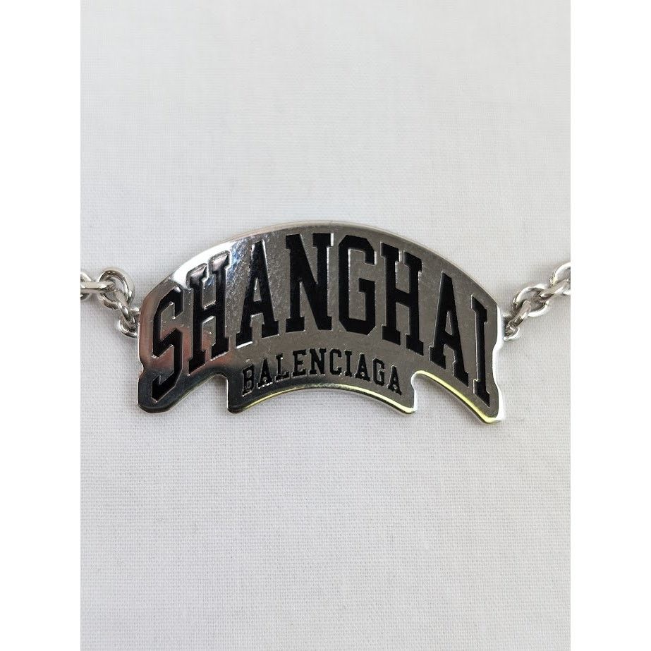 Balenciaga o1rshd1 Size: OS / Shanghai Necklace in Silver Size ONE SIZE - 4 Thumbnail