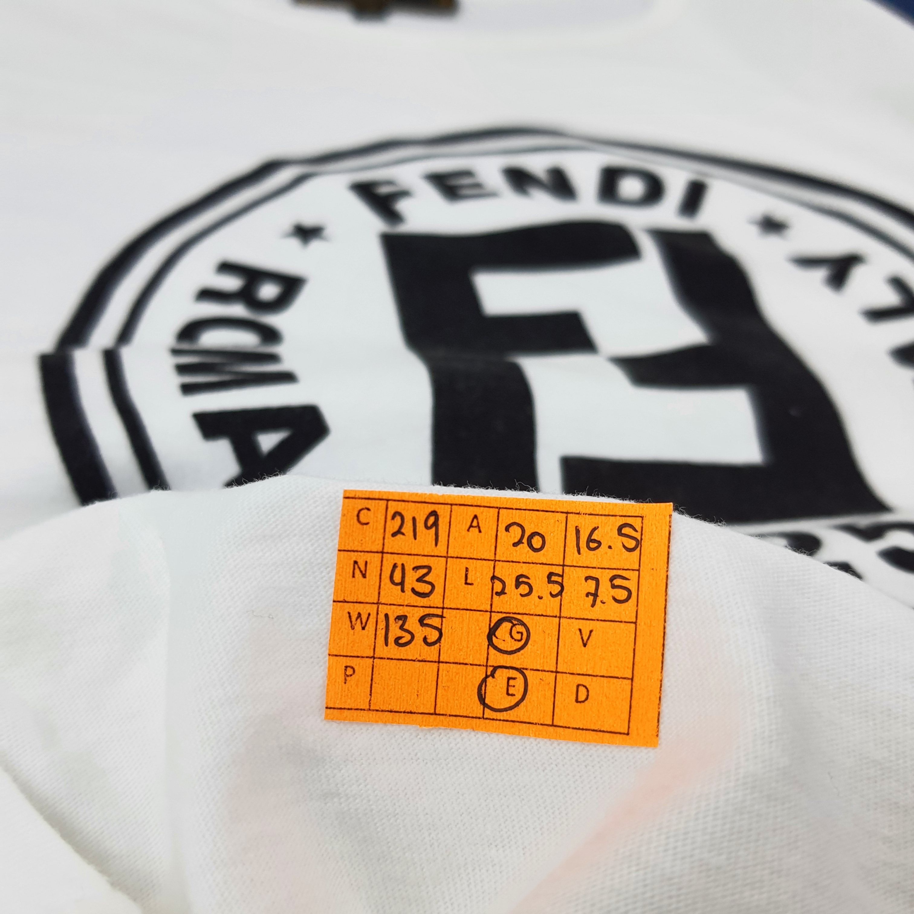 Fendi × Vintage Vintage Fendi Italian Designer Tshirt C219N43 Size US M / EU 48-50 / 2 - 7 Thumbnail