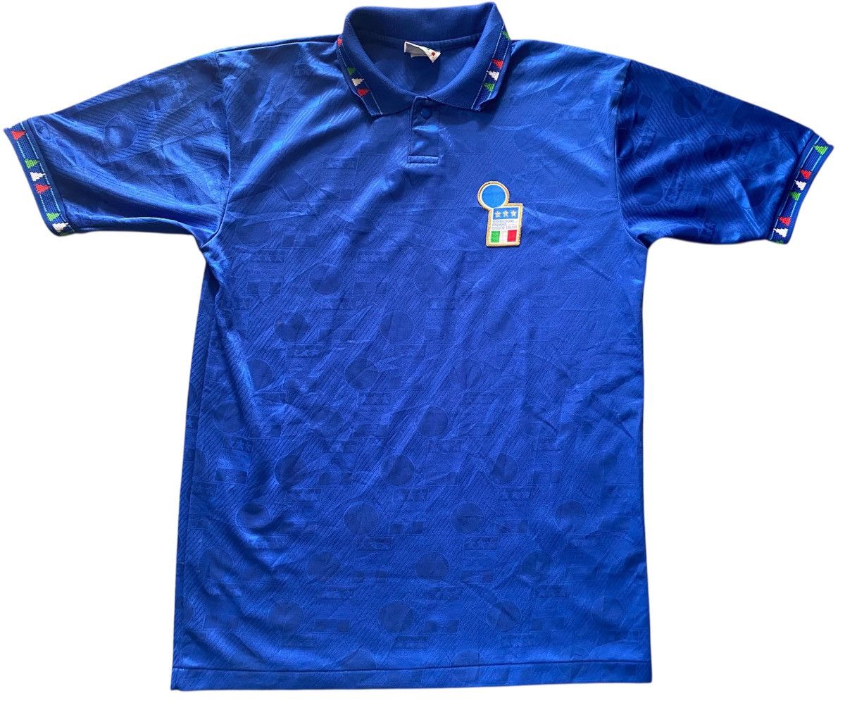 Diadora × Vintage Rare Vintage Italy 1994 Diadora World Cup Azzurri jersey Size US M / EU 48-50 / 2 - 1 Thumbnail