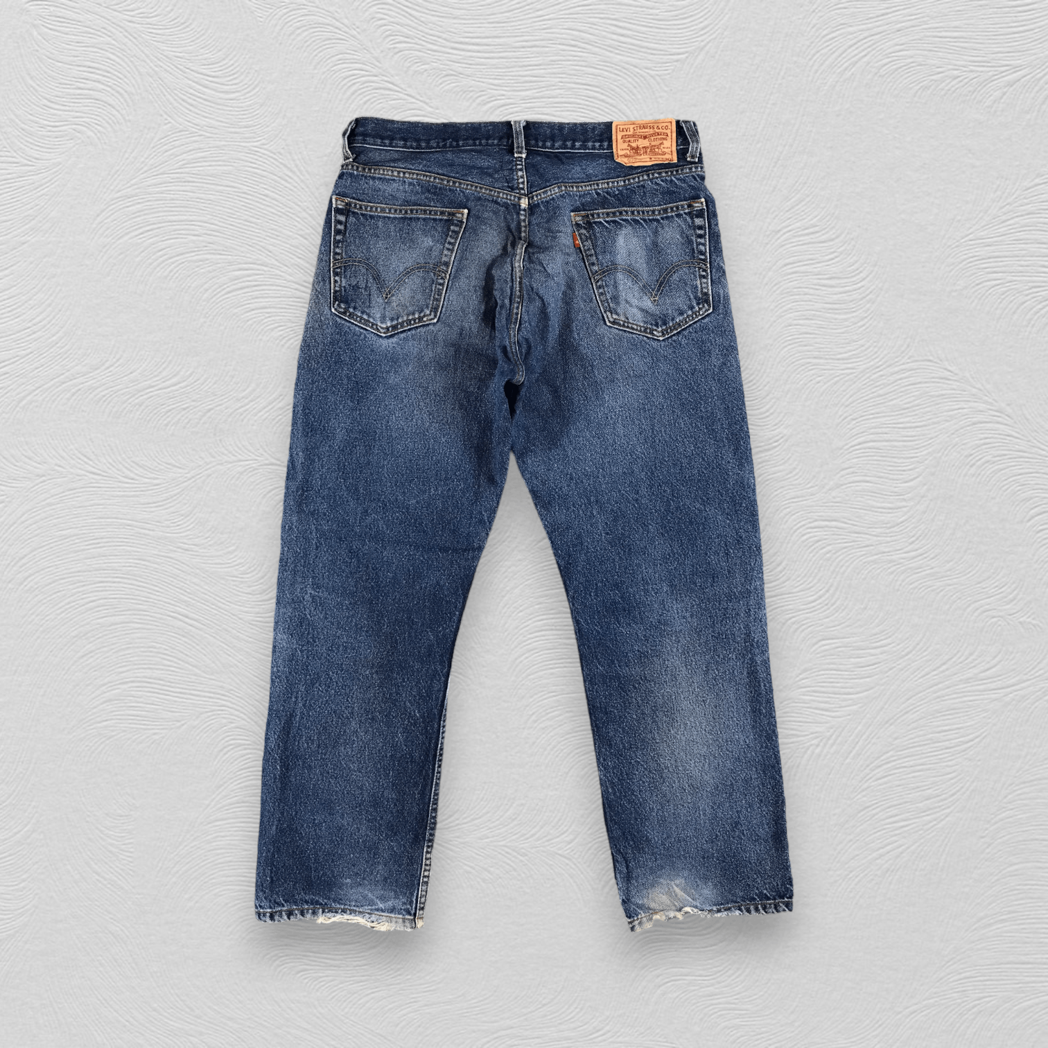 Vintage Levi's 505 Jeans Faded Blue Denim KJ1100
