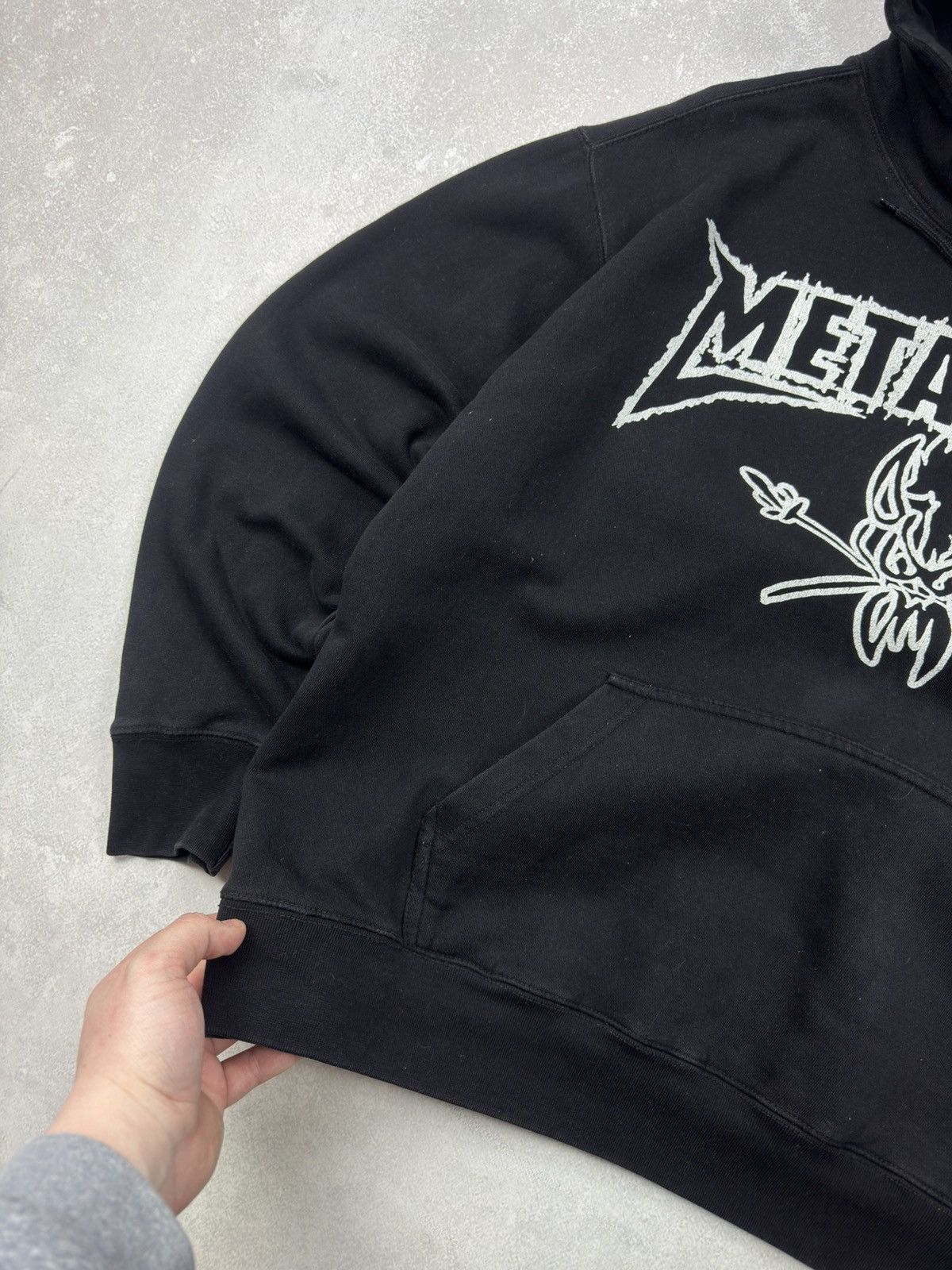 Metallica Vintage 00s Metallica Black Hoodie Skull & Girl Rock Heavy Size US XL / EU 56 / 4 - 10 Thumbnail