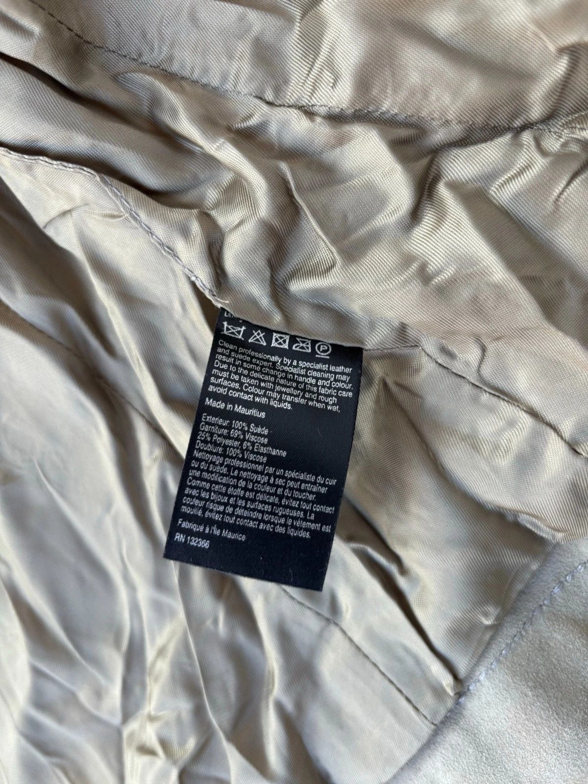 Yohji Yamamoto 00s Archive Assymetrical Rick Owens Vibe! Suede Jacket Size S / US 4 / IT 40 - 10 Thumbnail