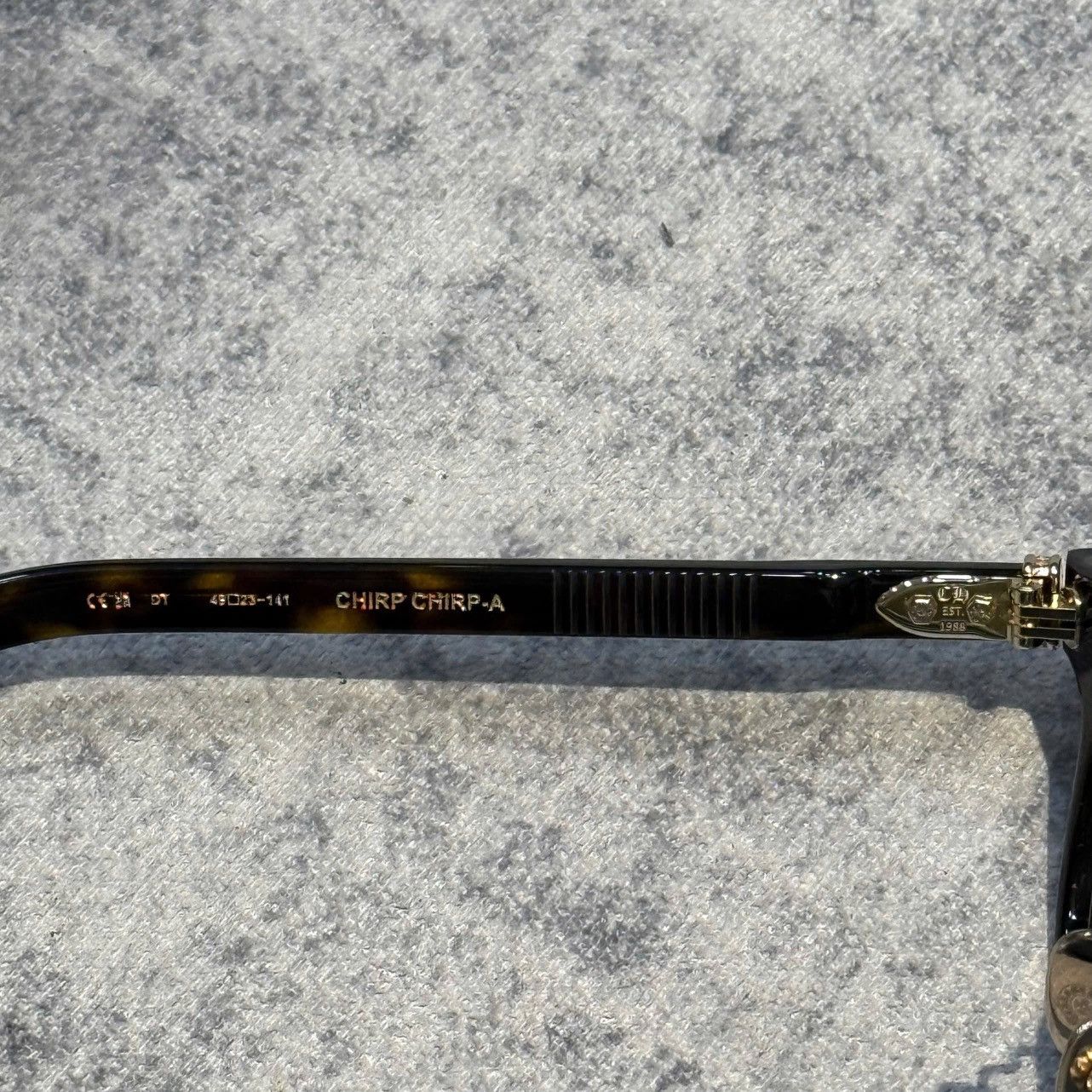 Chrome Hearts CHROME HEARTS CHIRP CHIRP-A Dark Tortoise Size ONE SIZE - 5 Thumbnail