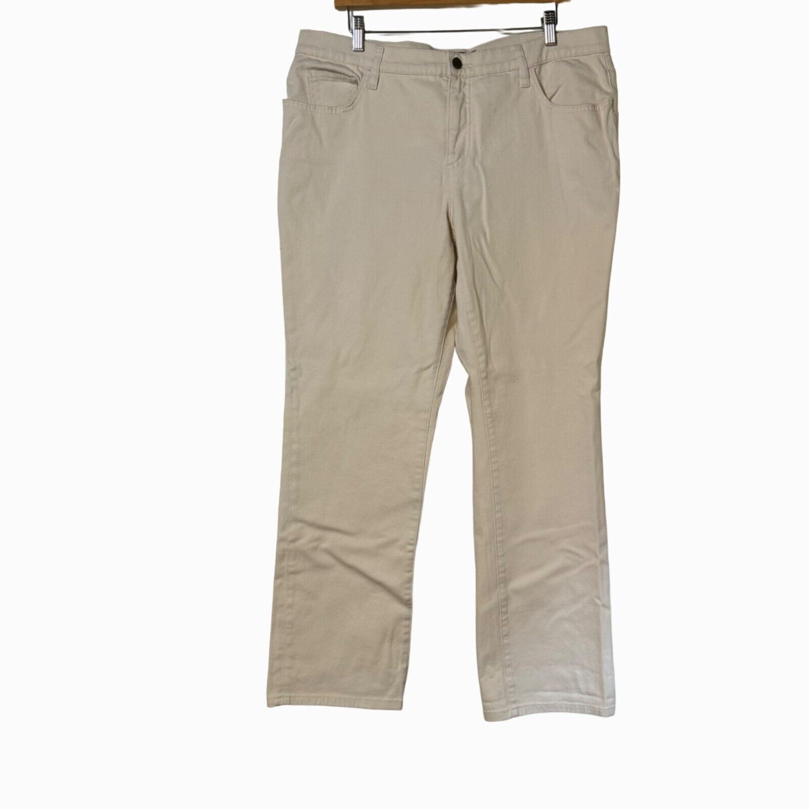 Lauren Ralph Lauren Lauren Ralph Lauren Classic Straight Pants 16W Neutral Beige Size 38" / US 16 / IT 52 - 1 Thumbnail