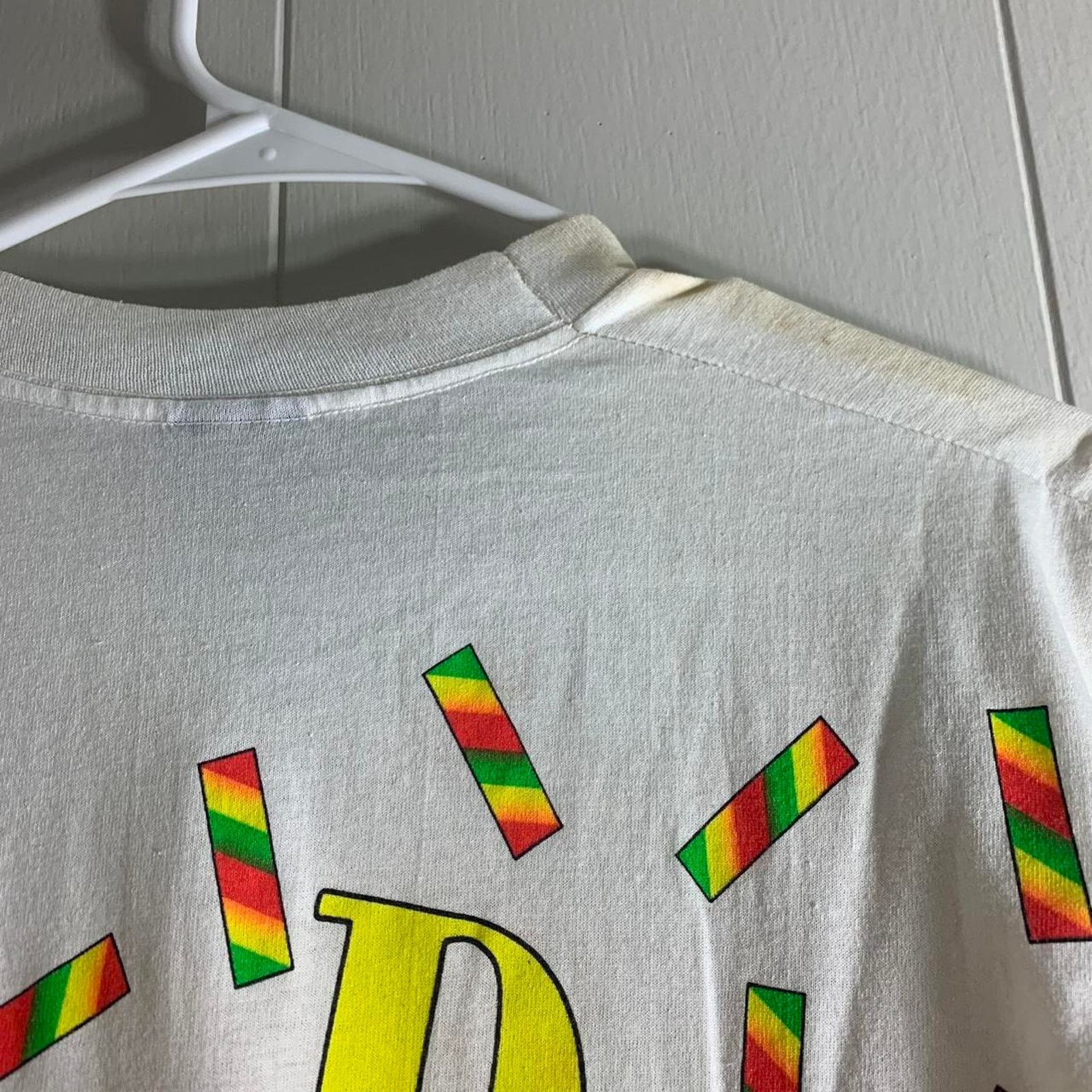 Other vintage 1987 FRUIT STRIPES GUM single stitch AOP tee shirt L Size US L / EU 52-54 / 3 - 7 Thumbnail