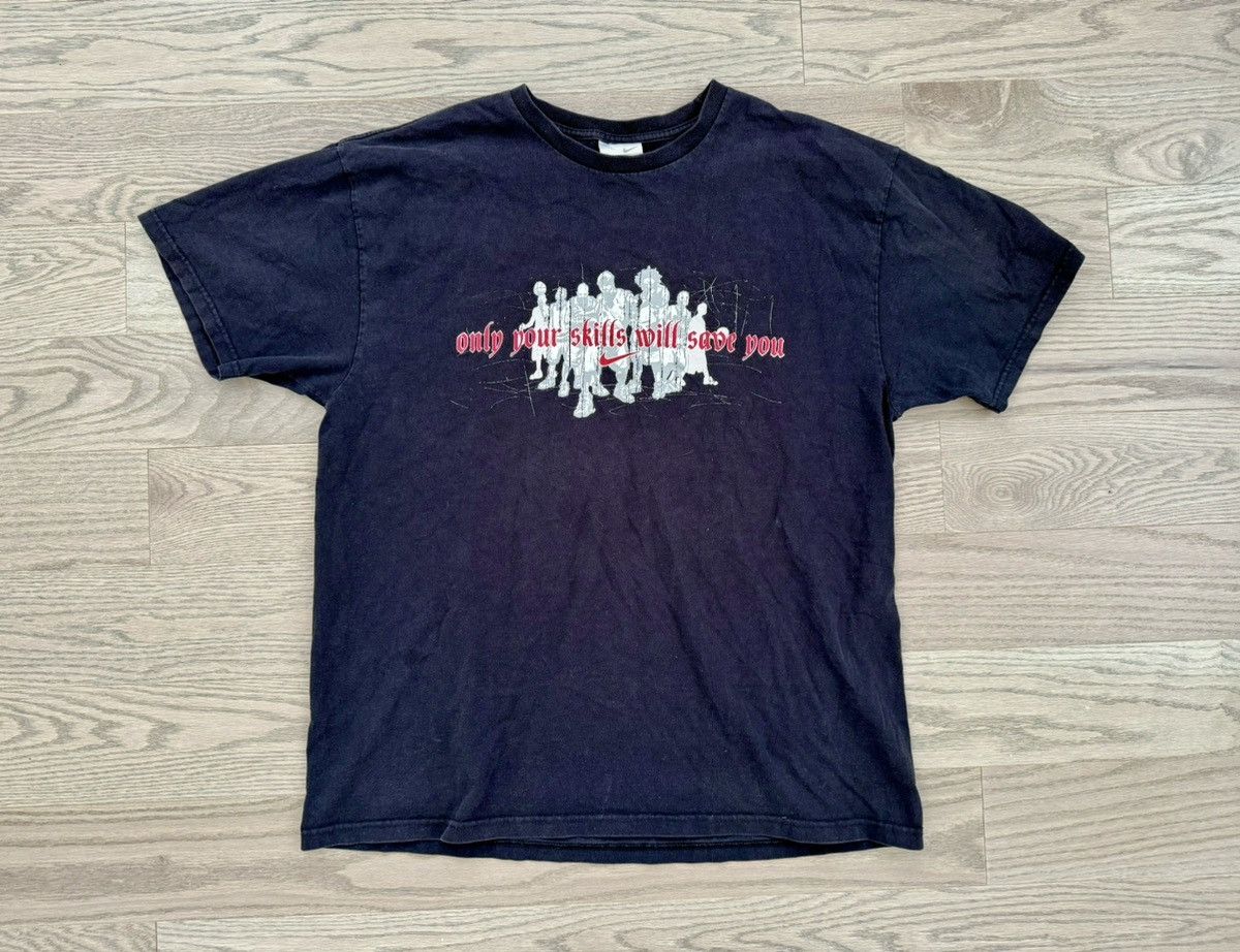 Nike × Vintage Nike Battlegrounds Vintage Black T-shirt Size US L / EU 52-54 / 3 - 1 Thumbnail