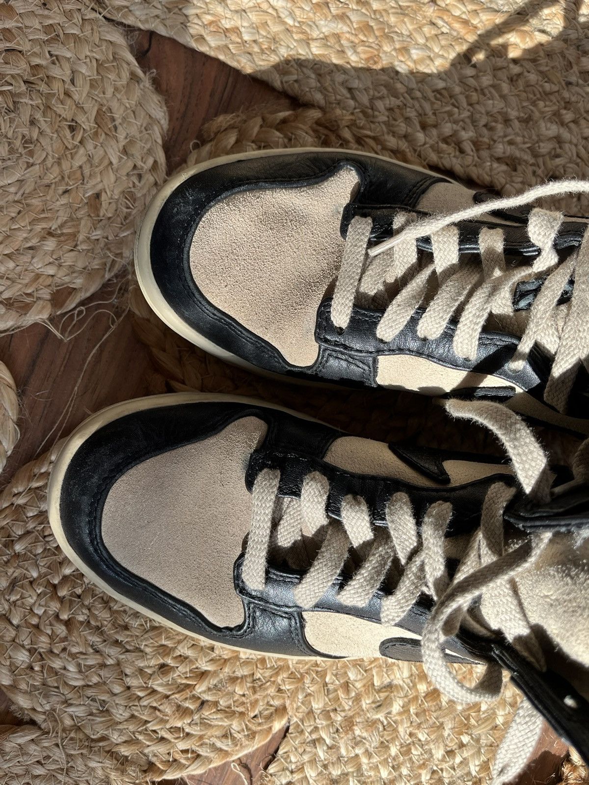 Nike × Vintage Sherpa Nike Dunk 🐻 fur cozy coquette bear velvet y2k goth Size US 6 / IT 36 - 5 Thumbnail