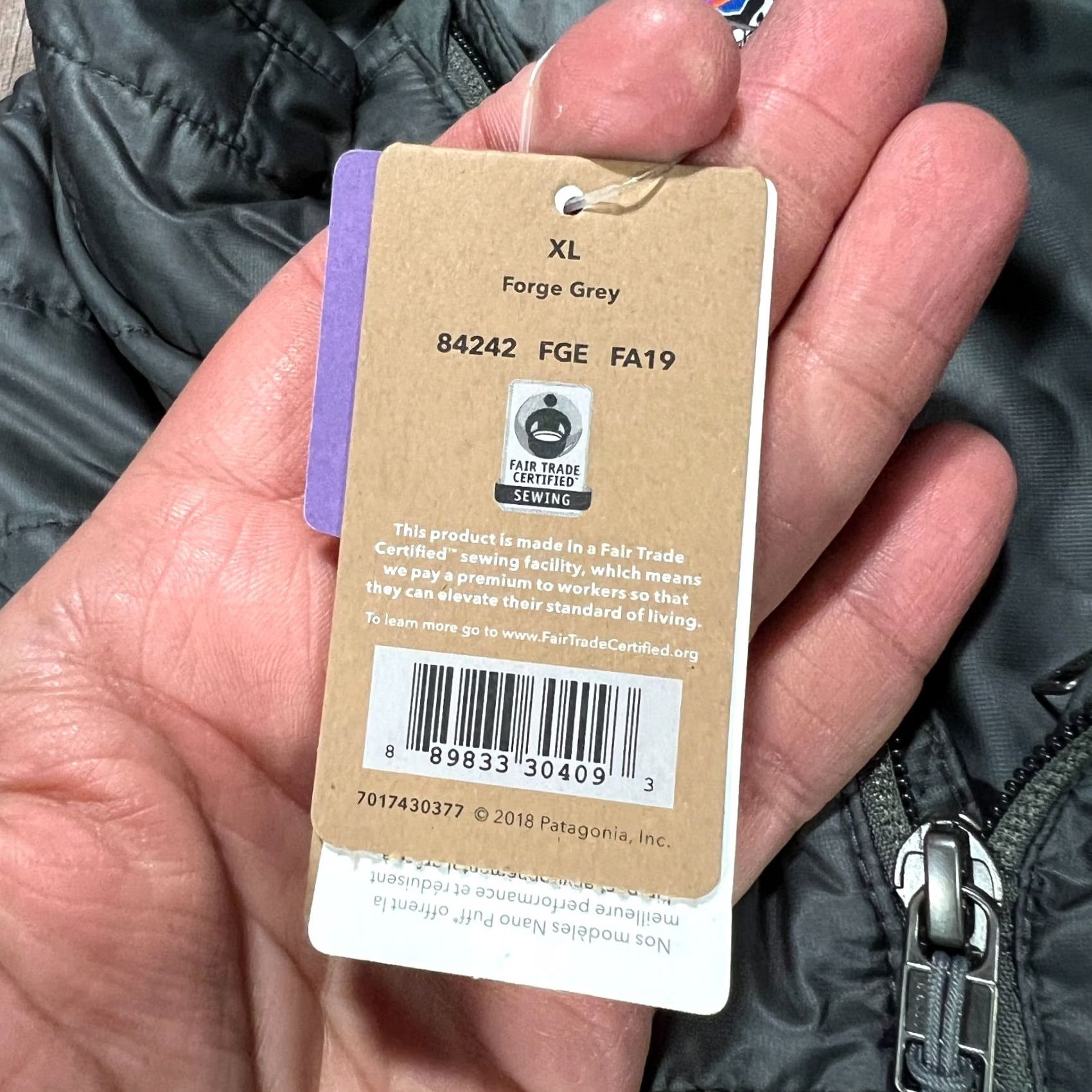 Patagonia Patagonia Nano Puff Vest Primaloft Insulated Full Zip XL Men Grey Jacket NWT Size US XL / EU 56 / 4 - 4 Thumbnail