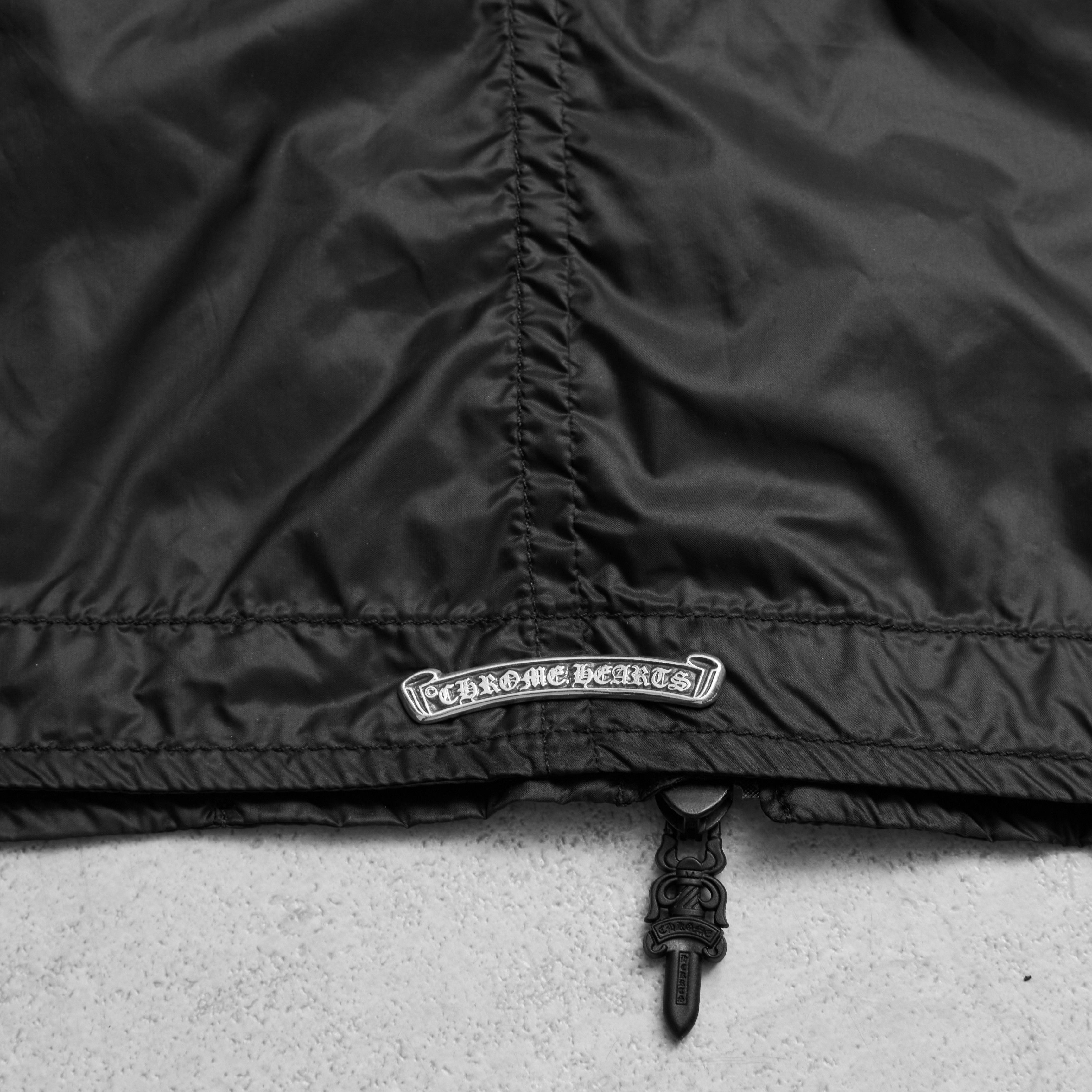 Chrome Hearts CHROME HEARTS Submission Dagger Zippull Ves Black Poly Size 40L - 4 Thumbnail