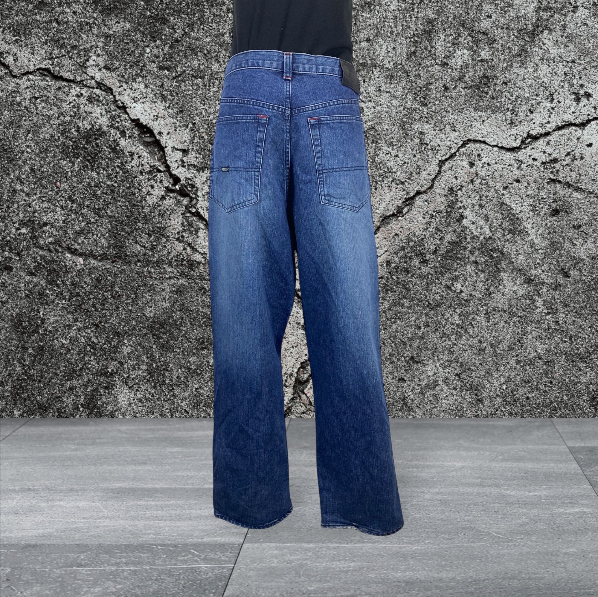 Japanese Brand Kriminal Jeans Hip Hop Skateboards Baggy Pants Size US 36 / EU 52 - 2 Thumbnail