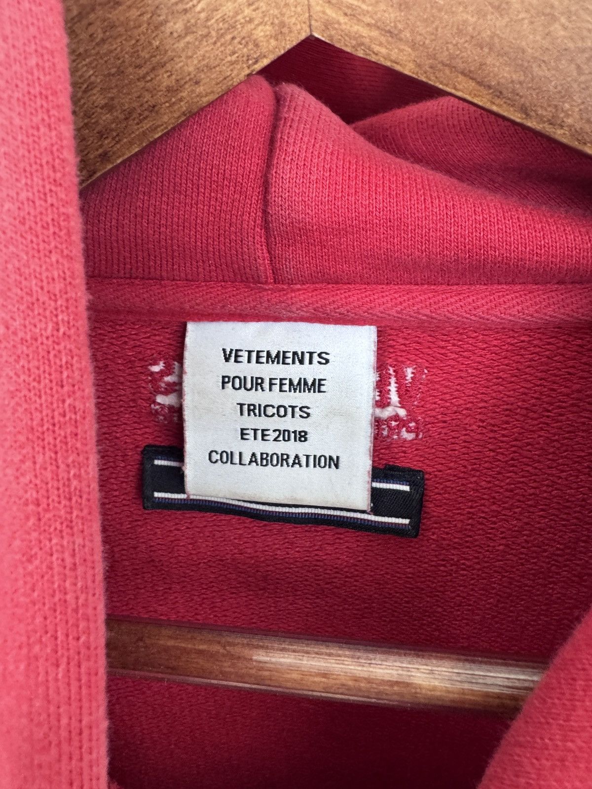 VETEMENTS TOMMY HILFIGER Demna 2018 oversized hoodie