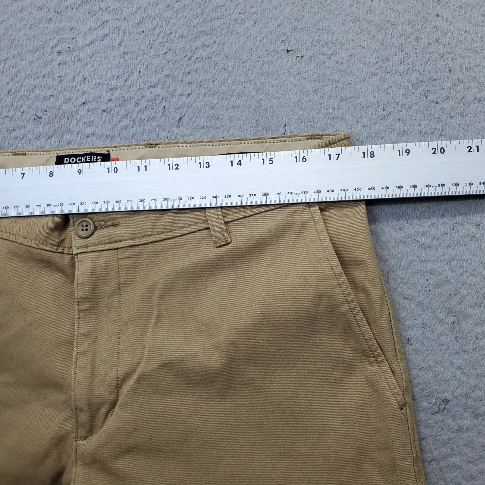 Dockers DOCKERS Mens Chino Pants 34 Tan 360 Flex Comfort Straight Leg Vintage: No Size US 34 / EU 50 - 6 Thumbnail