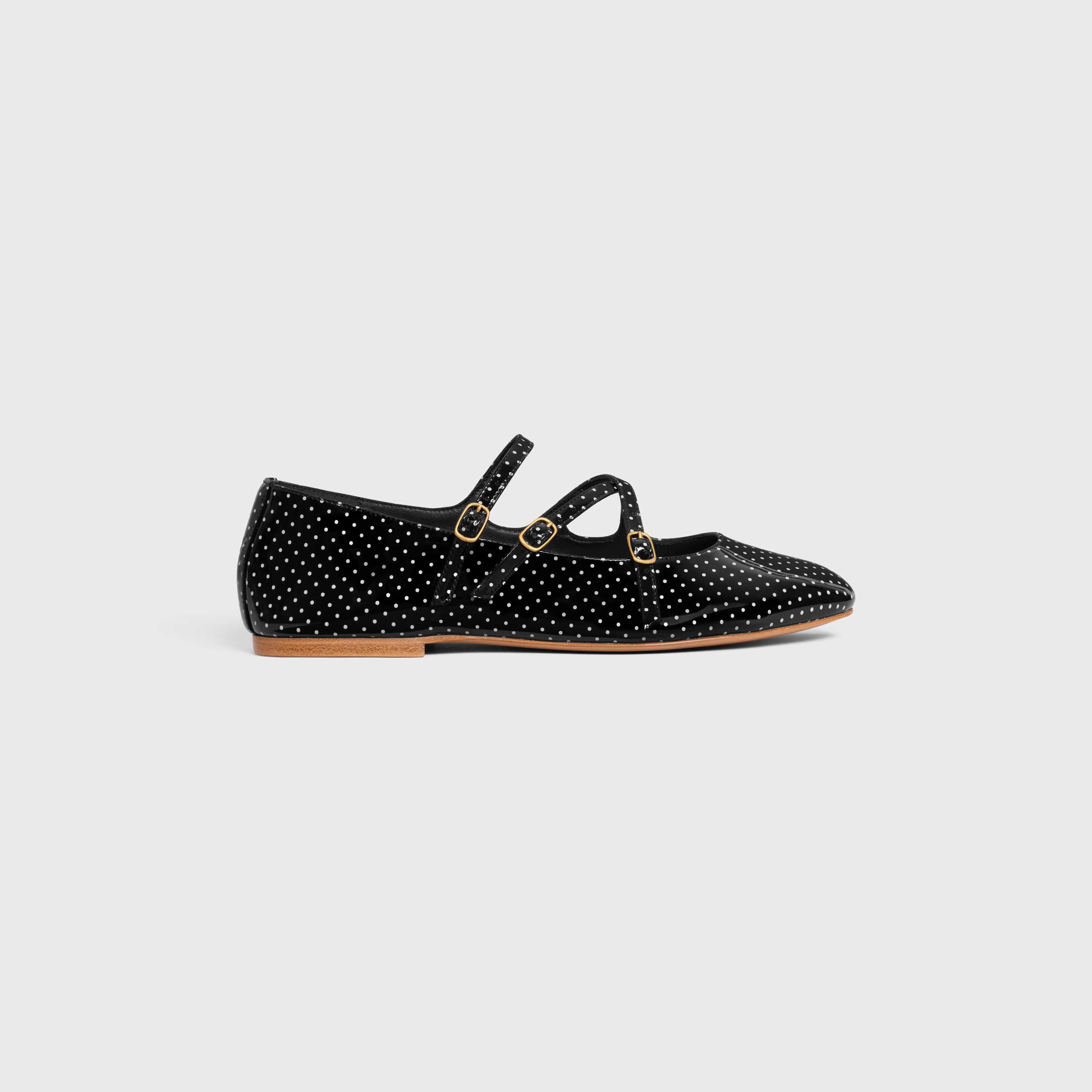 Celine o1bcso1str0625 360194619C Flats in Black / White Size US 8 / IT 38 - 1 Thumbnail