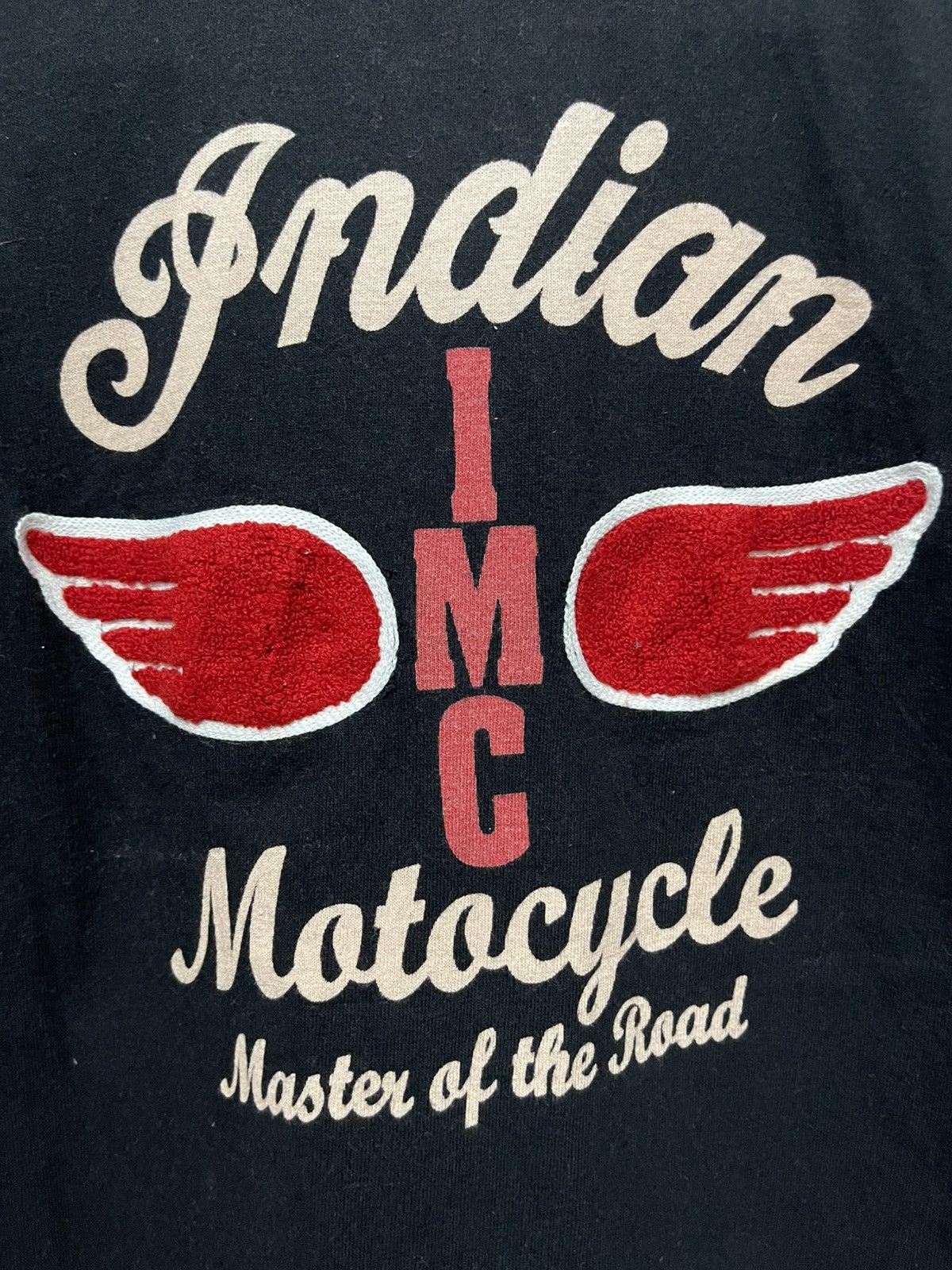 Indian Motorcycle × Vintage 2000s INDIAN MOTORCYCLE POLO SHIRT RARE DESIGN Size M / US 6-8 / IT 42-44 - 10 Thumbnail